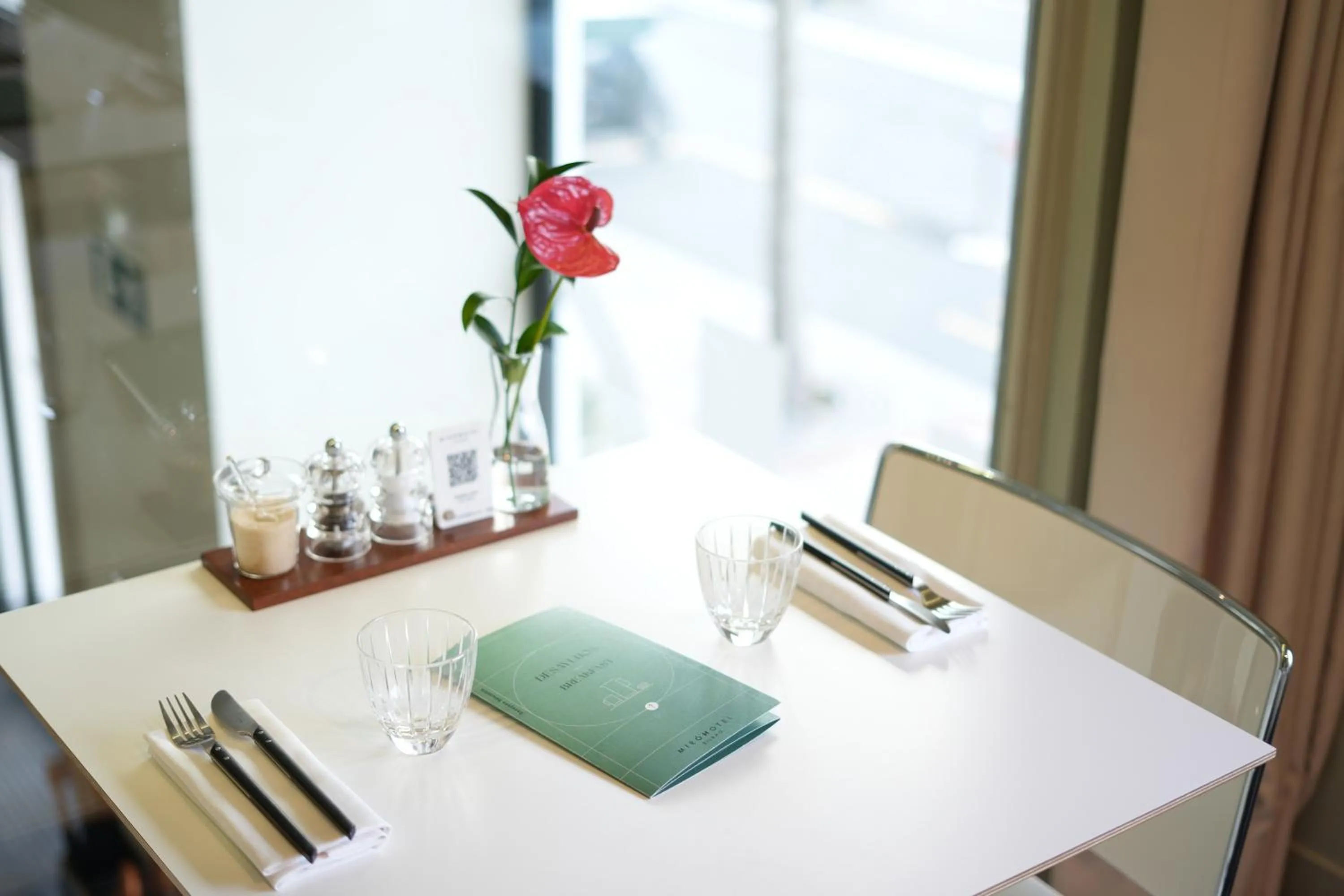 Dining area in Hotel Miró