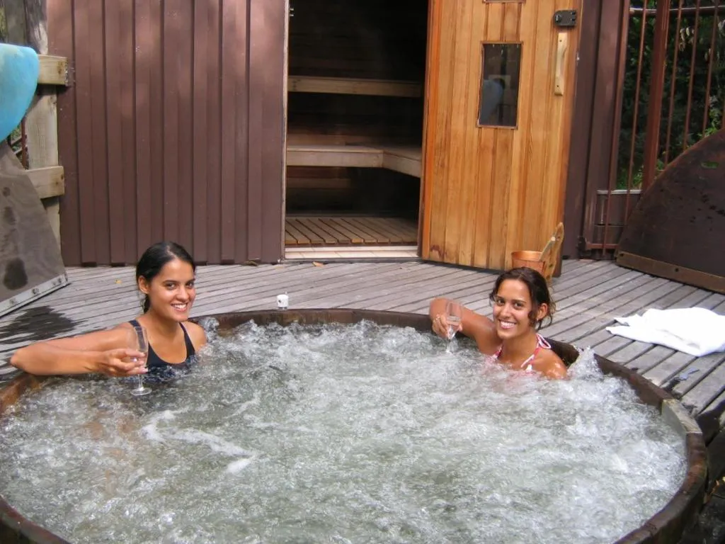 Hot Tub in Karelia Alpine Lodge