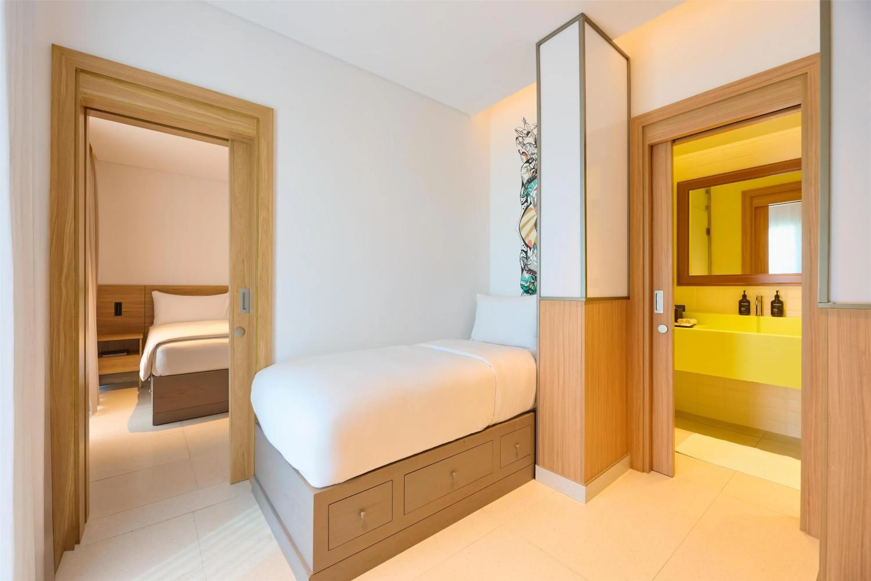 Bed in Fuwairit Kite Beach, Tapestry Collection By Hilton