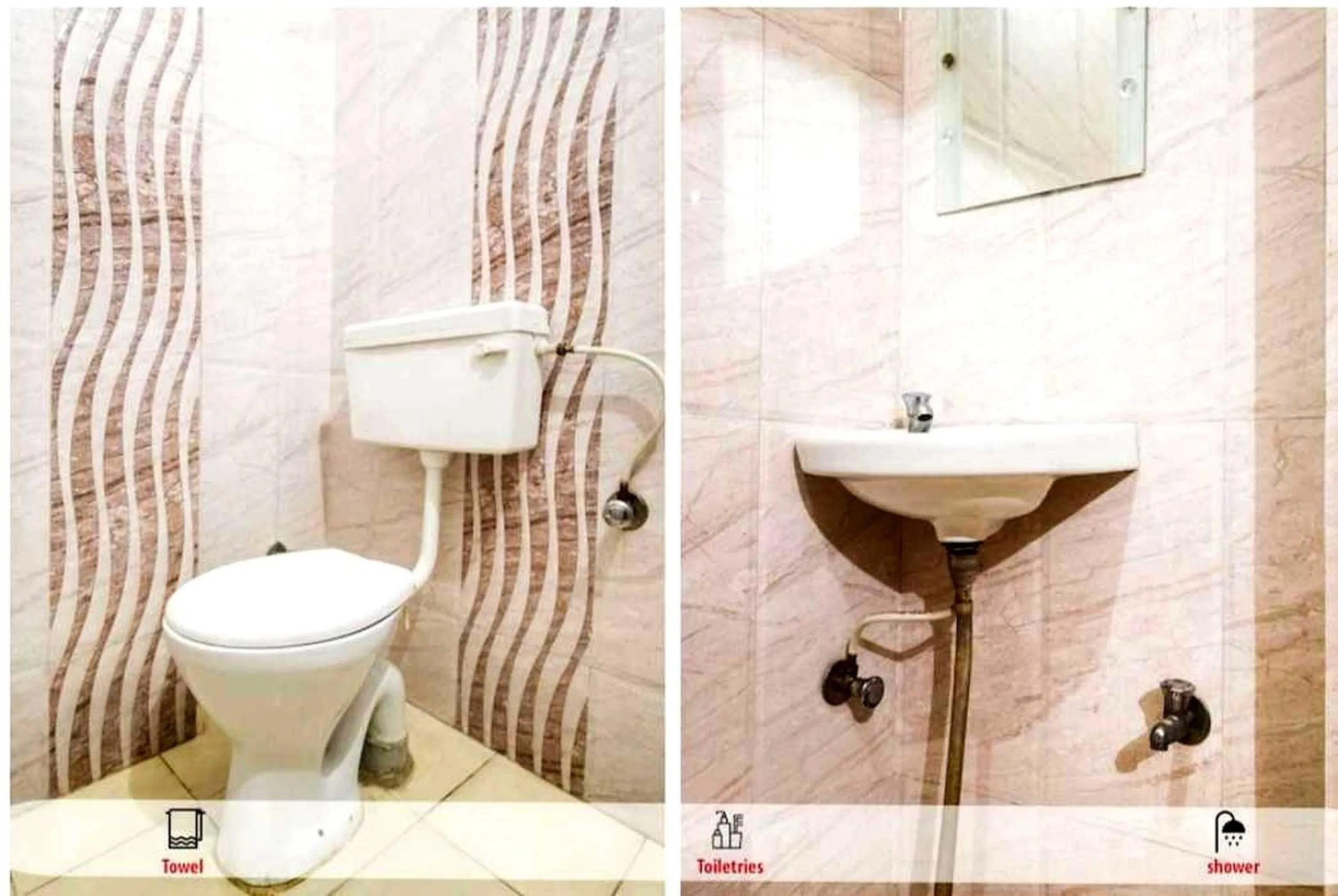 Bathroom in Hotel O by OYO CASTLE HOME STAY