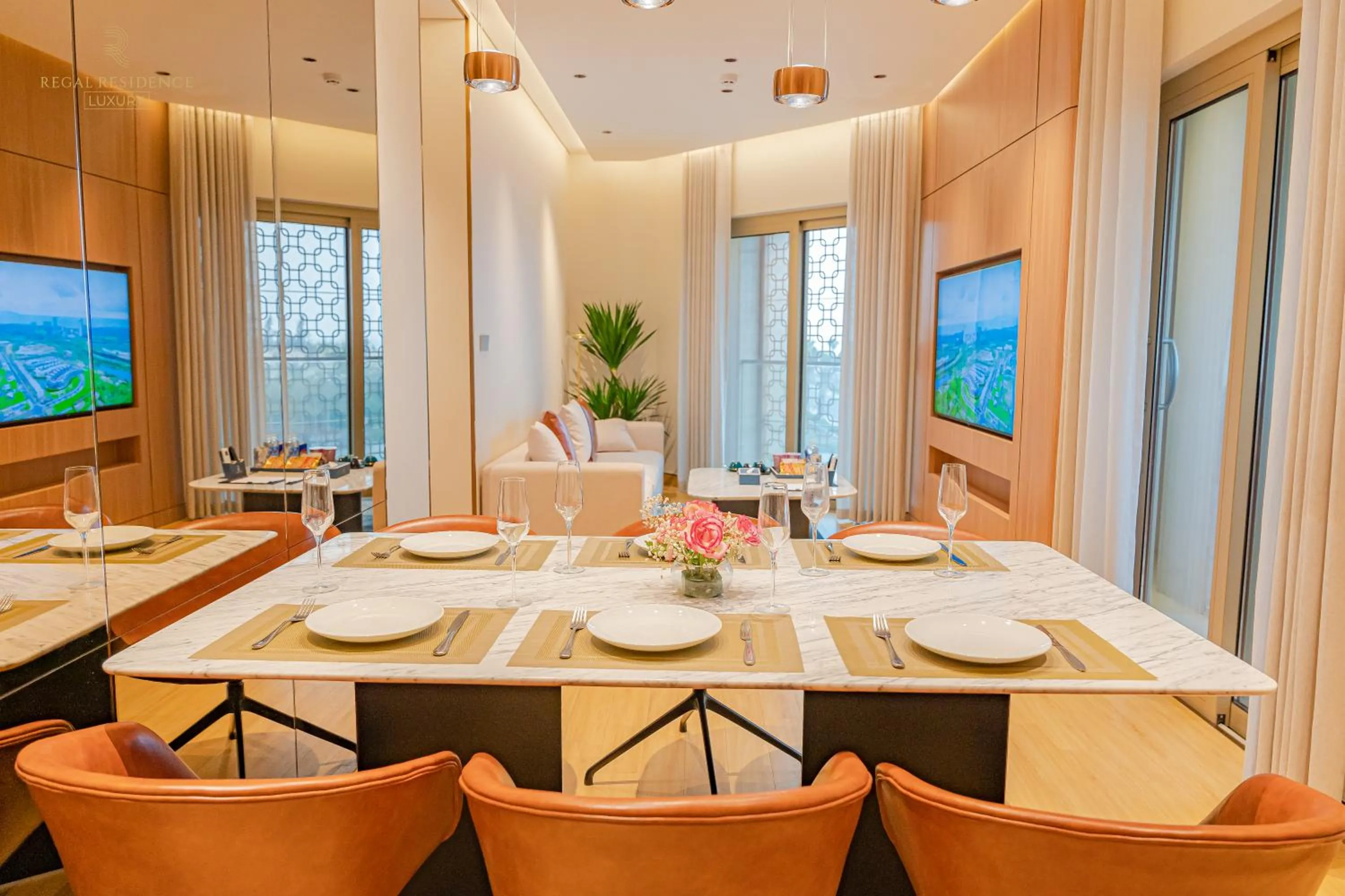 Dining area in Regal Collection House