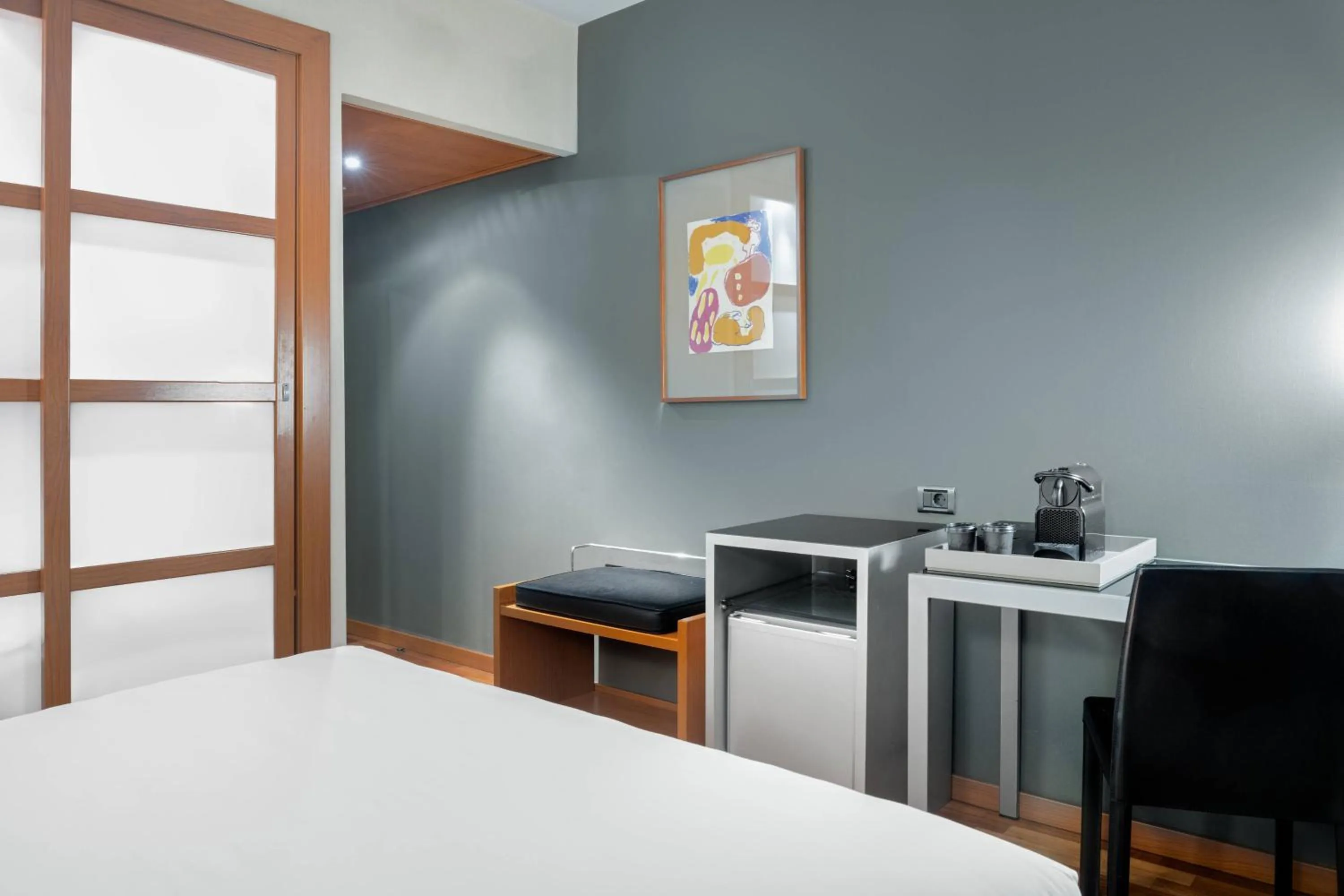 Photo of the whole room, Bed in AC Hotel Ponferrada by Marriott