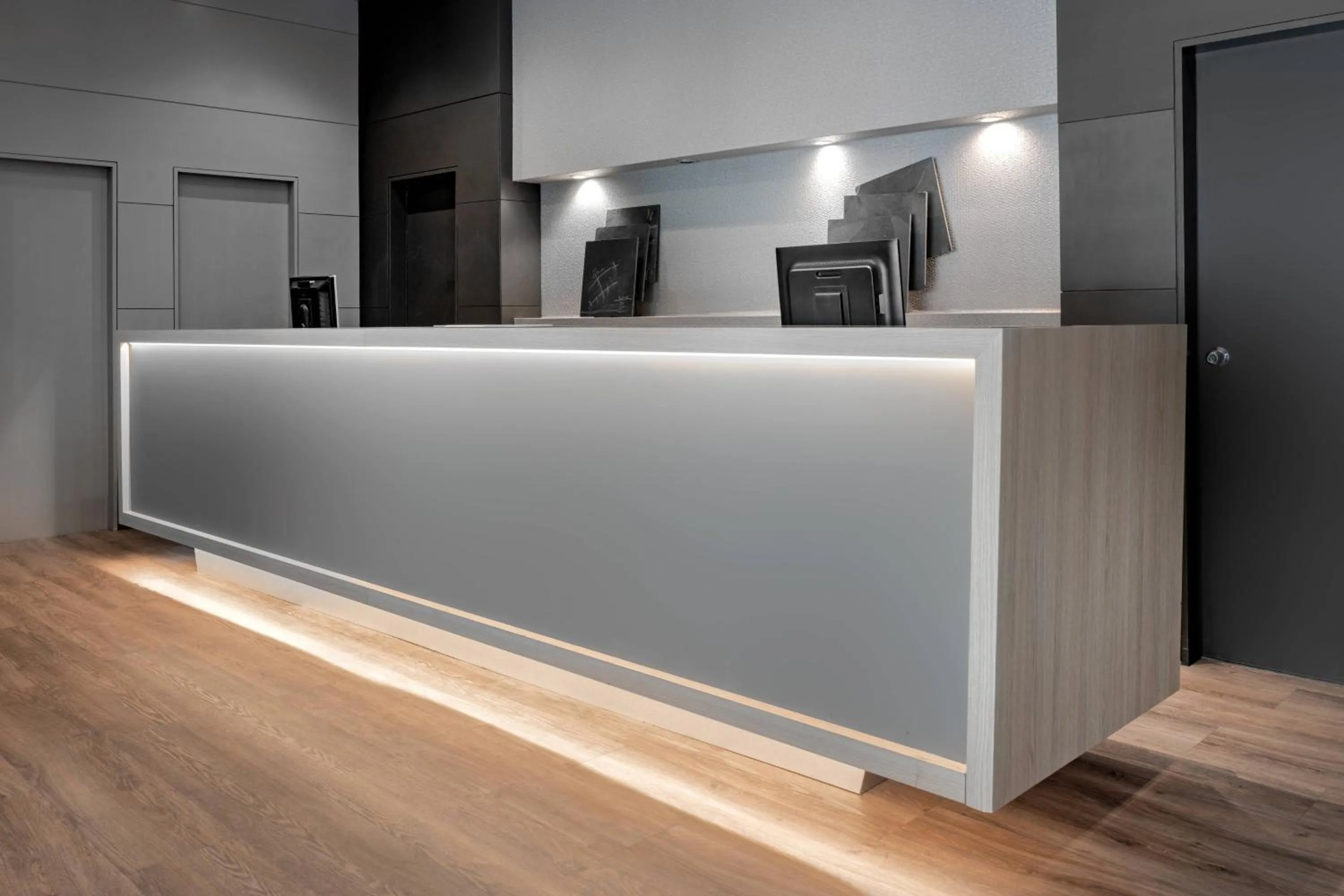 Lobby or reception in AC Hotel Ponferrada by Marriott