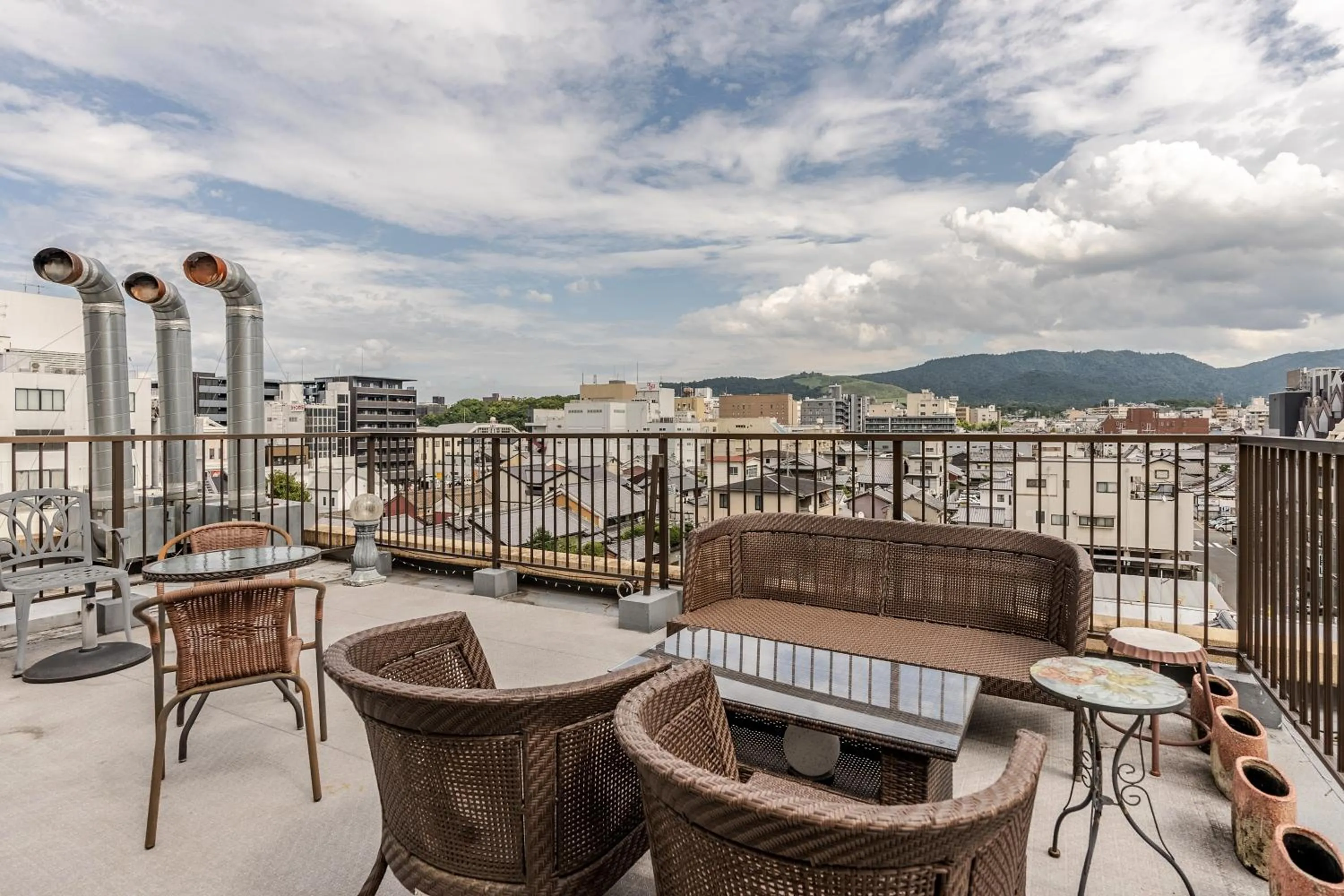 Balcony/Terrace in Residence Ferie Nara station