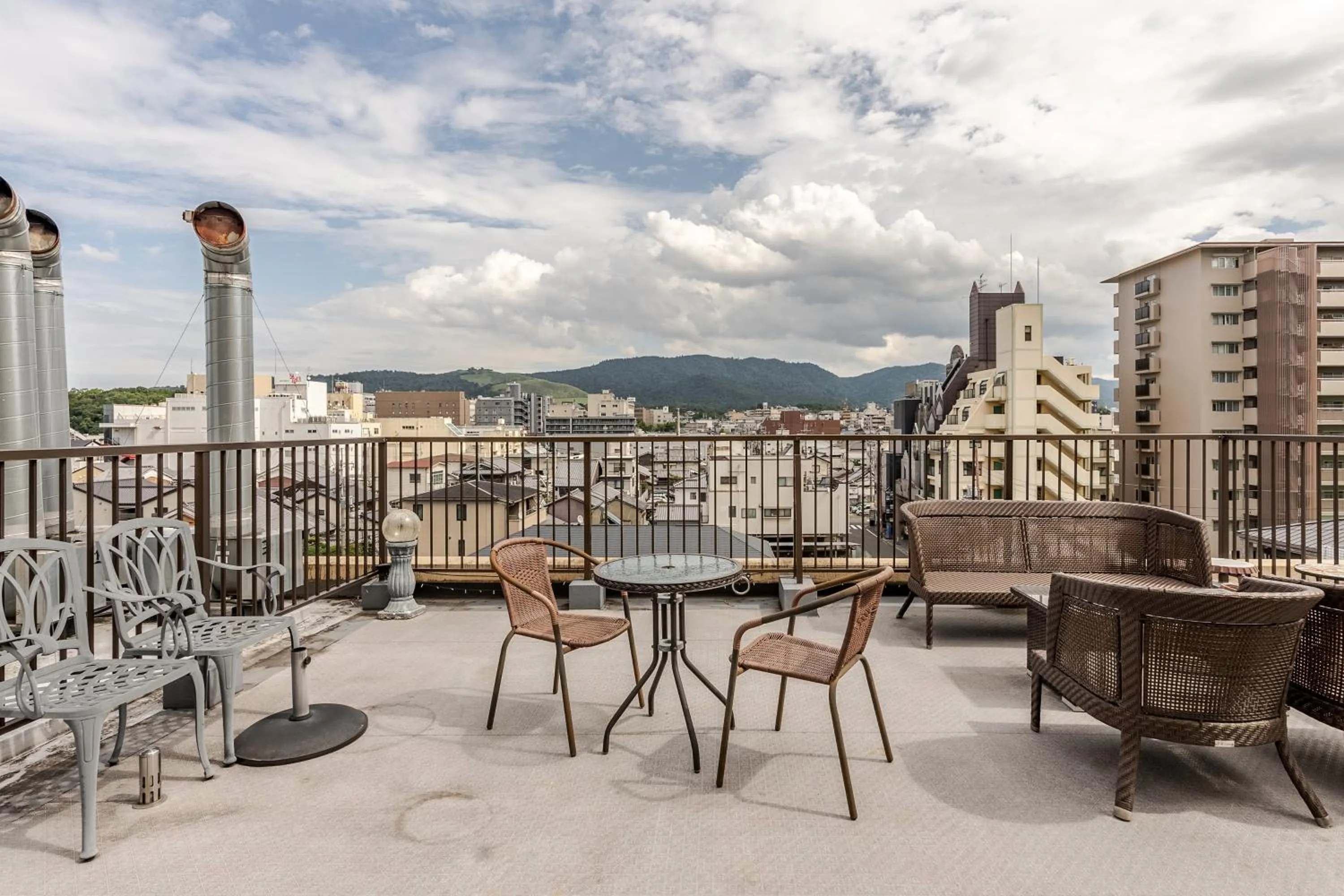 Balcony/Terrace in Residence Ferie Nara station
