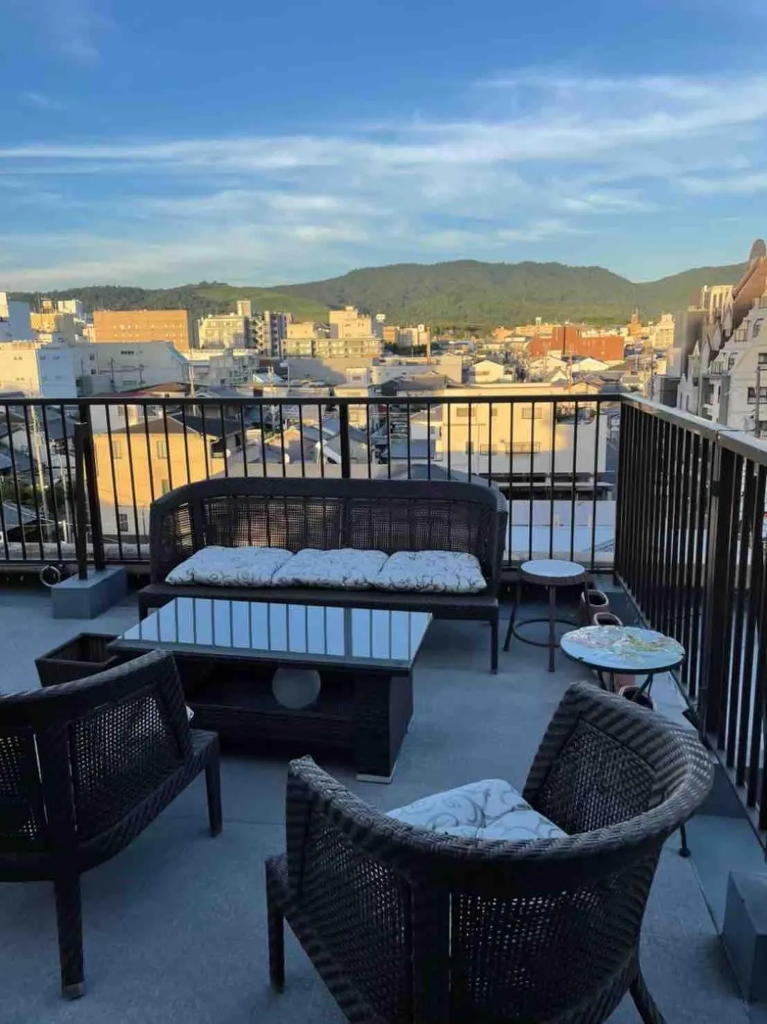 Balcony/Terrace in Residence Ferie Nara station