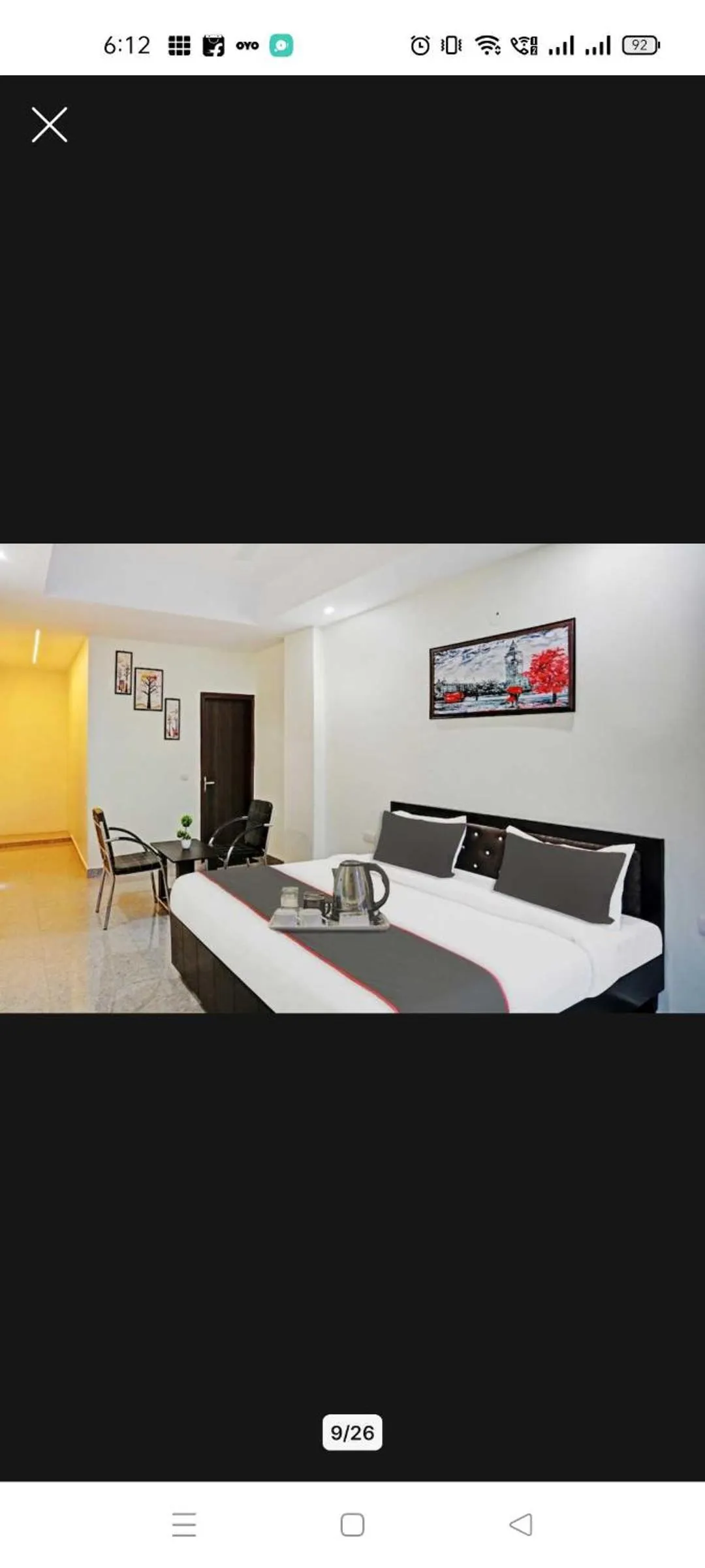 Bedroom in Hotel O K R Resdiancy Near Botanic Garden Of Indian Republic