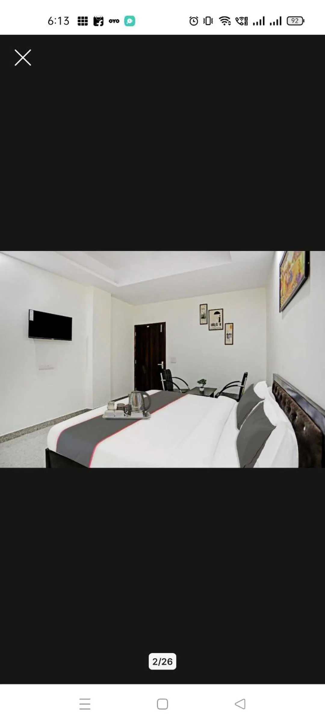 Bedroom in Hotel O K R Resdiancy Near Botanic Garden Of Indian Republic