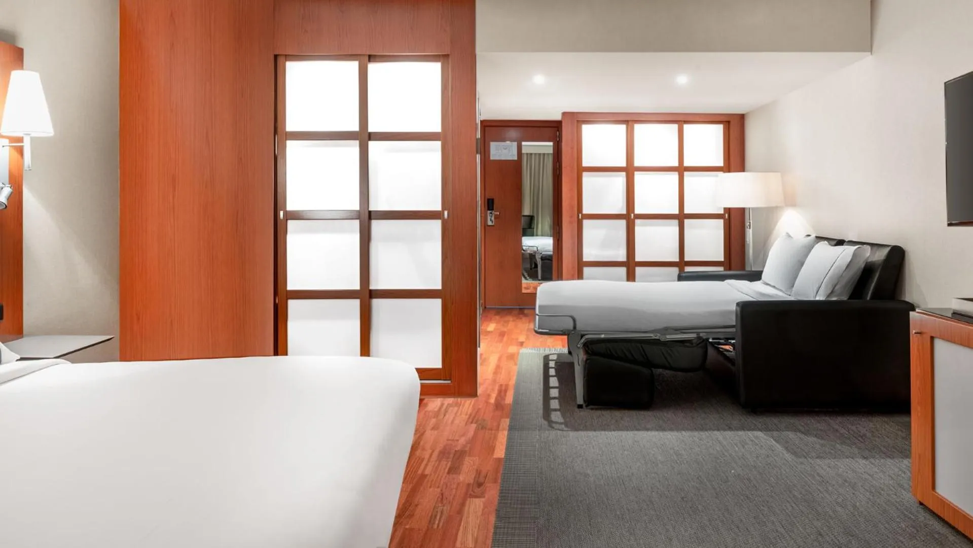 Bed in AC Hotel La Rioja by Marriott