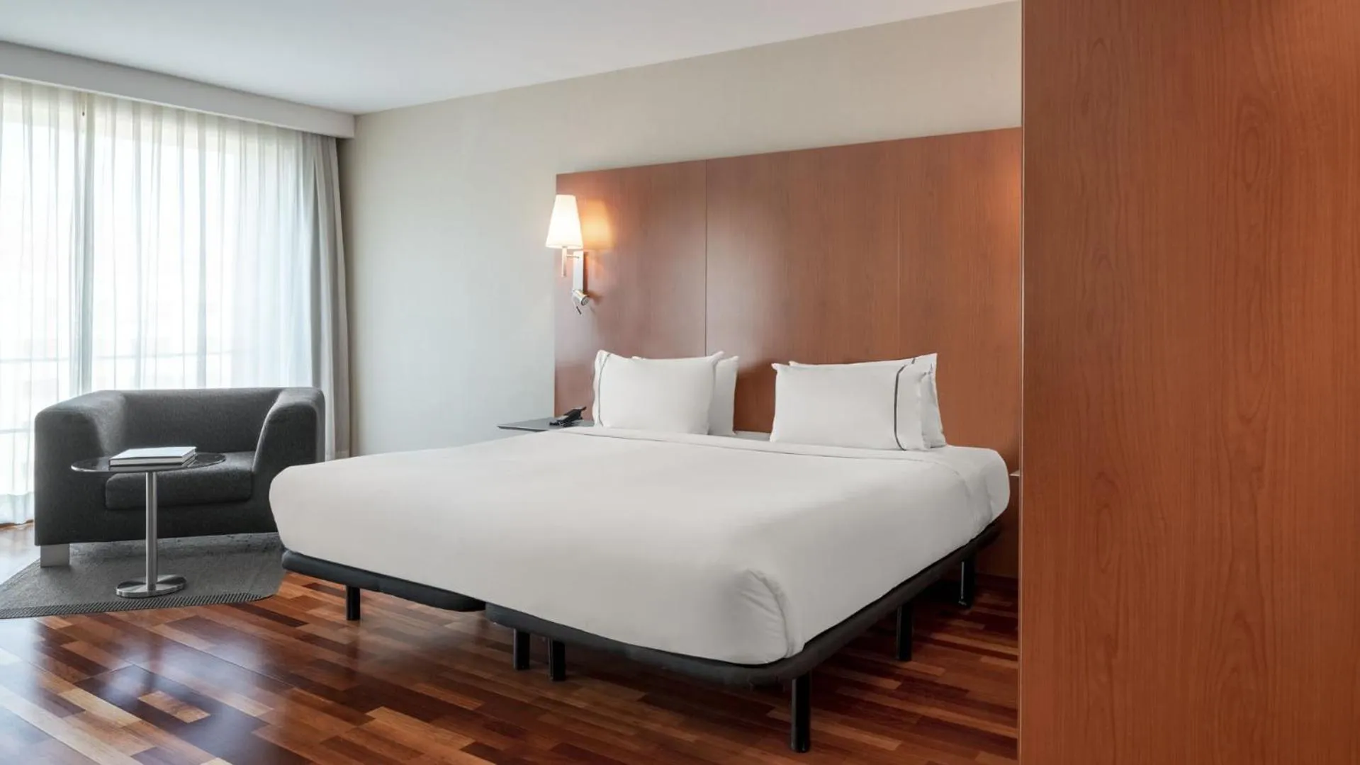 Bed in AC Hotel La Rioja by Marriott