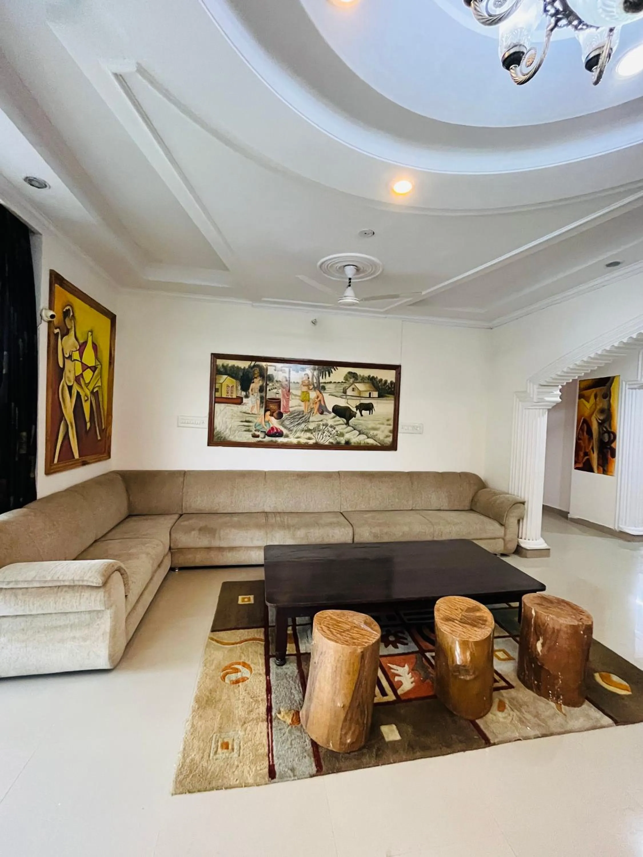 Seating area in The Ranthambhore Heritage