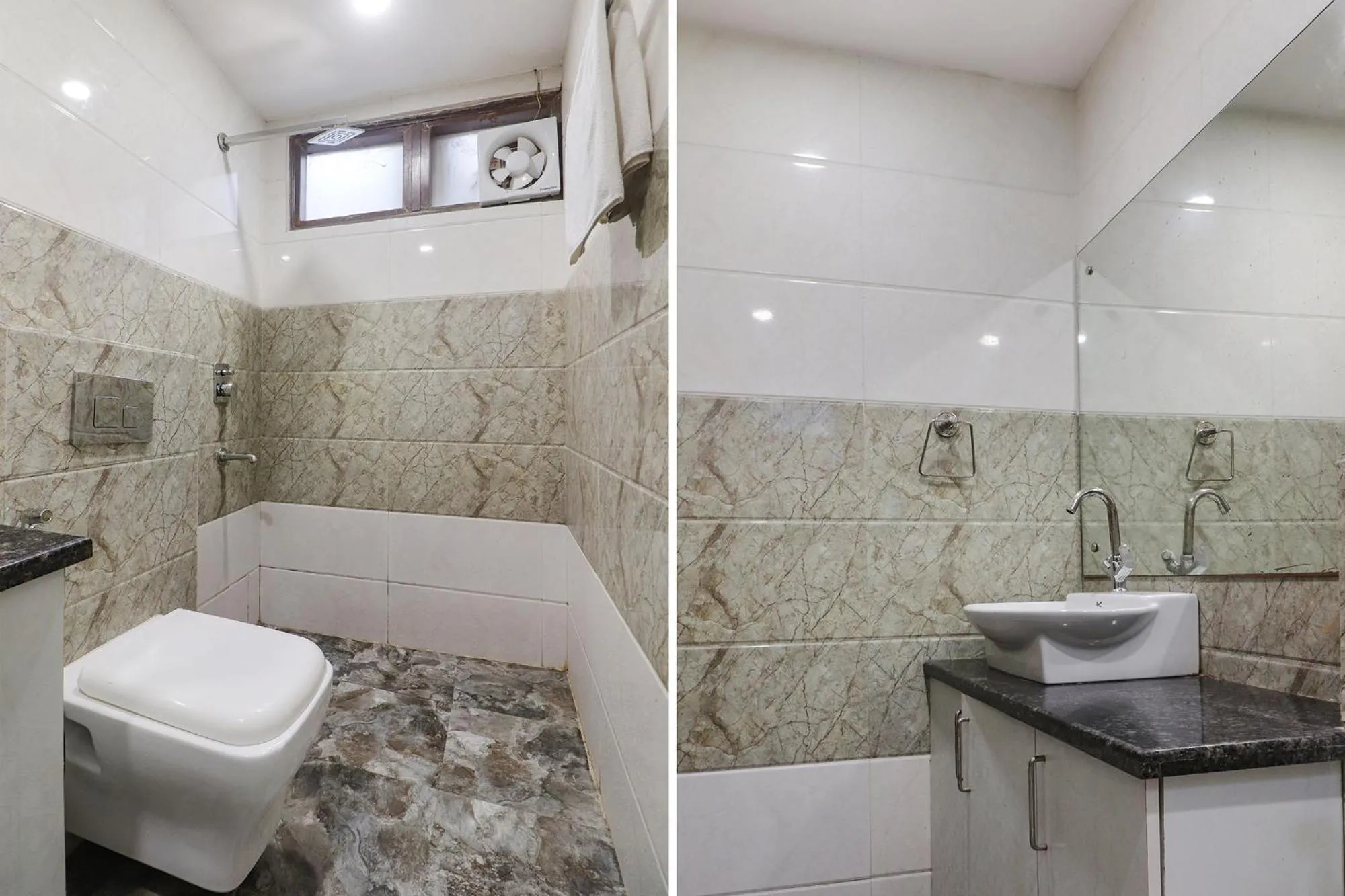 Bathroom in Via Roadway Inn