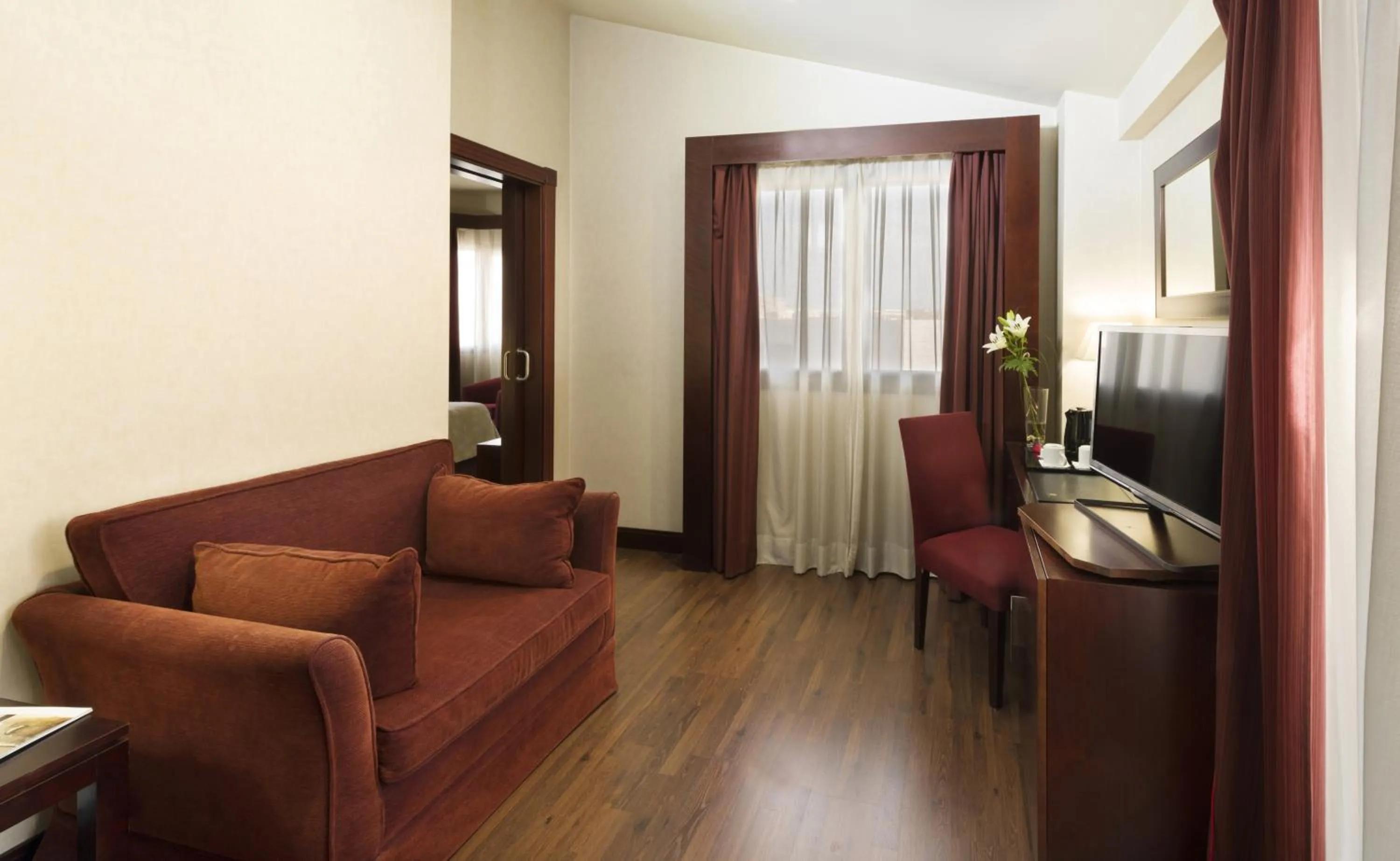Living room in Hotel Badajoz Center