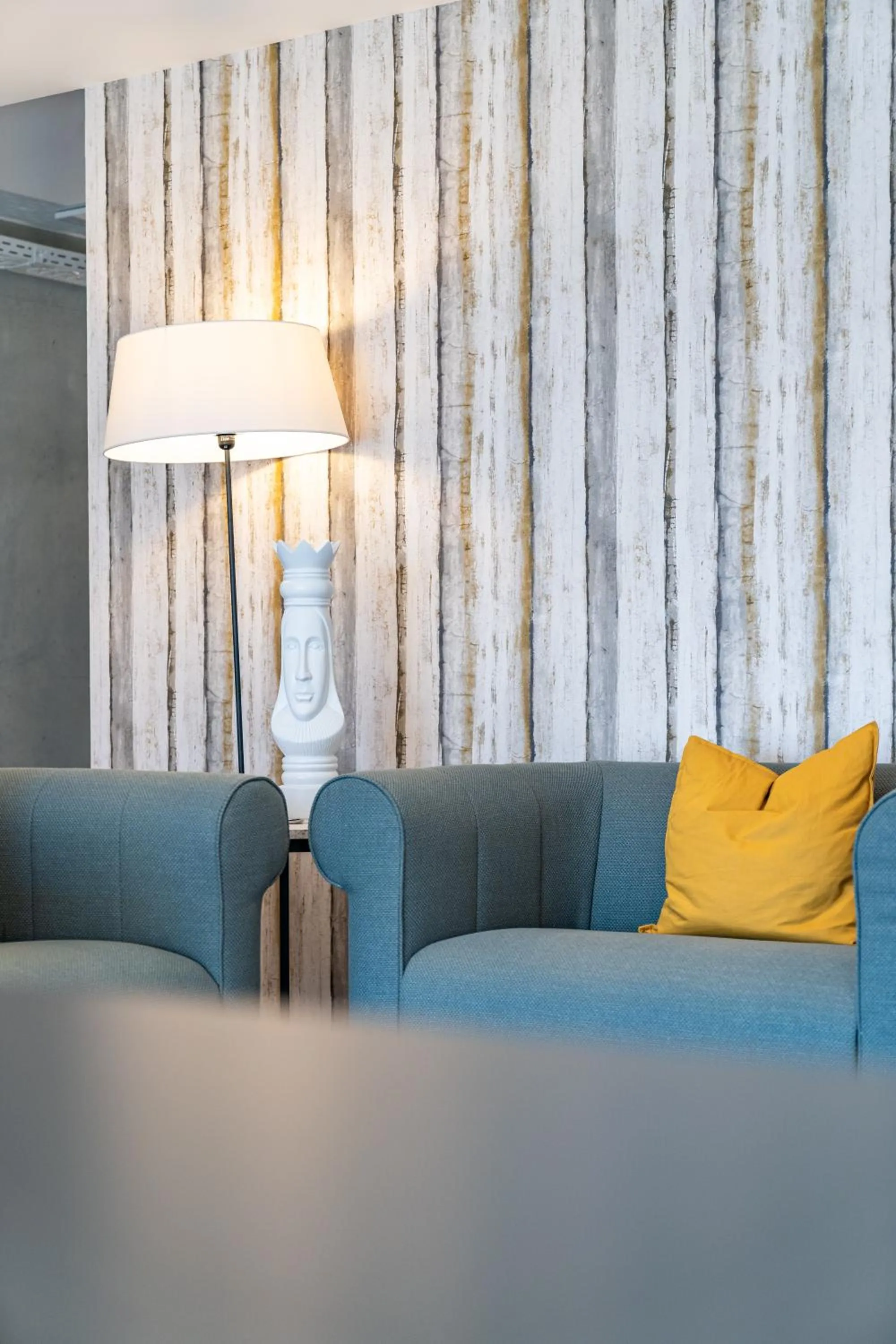 Lobby or reception in Alp Art Hotel Monthey