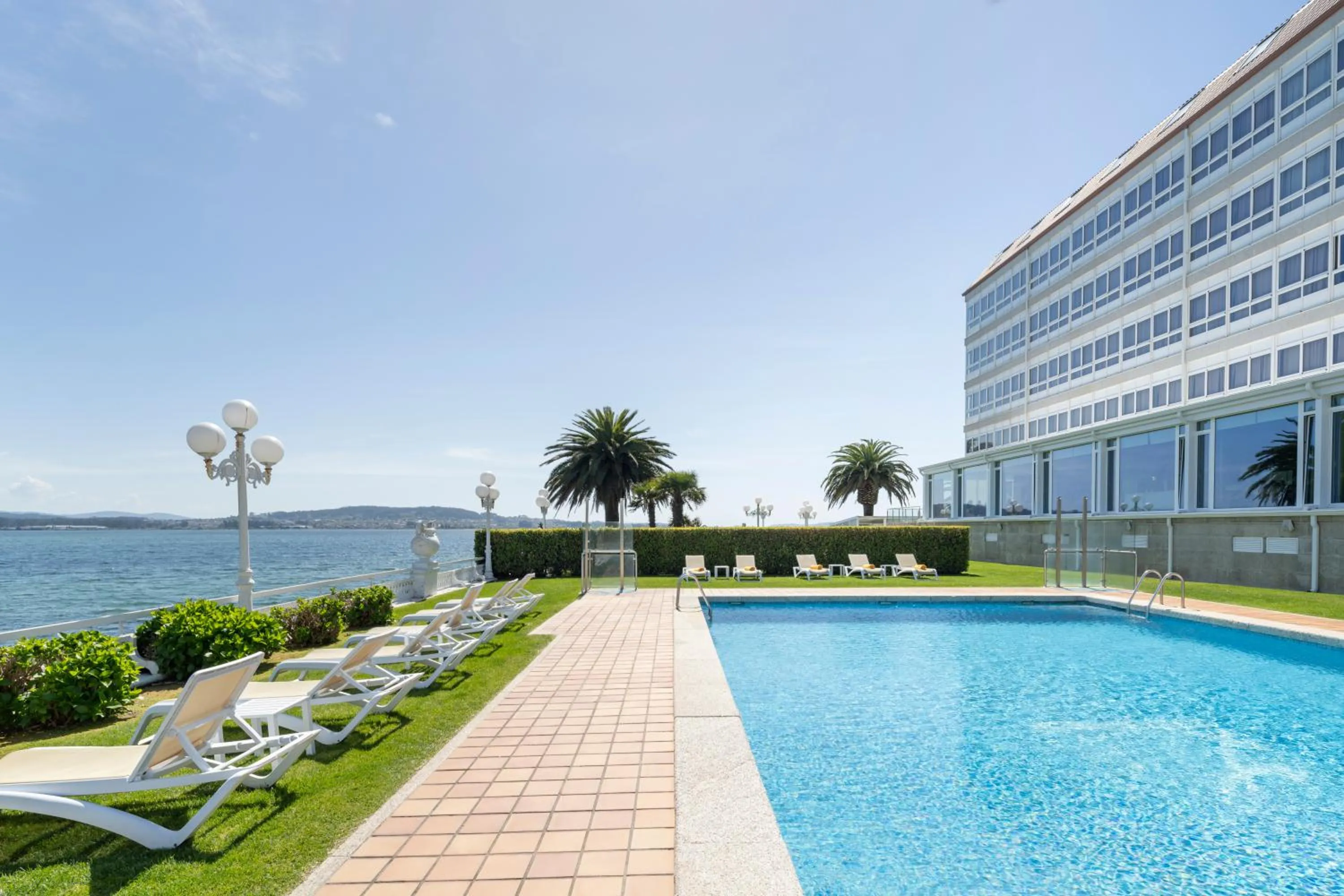 Swimming pool in Eurostars Louxo Talaso