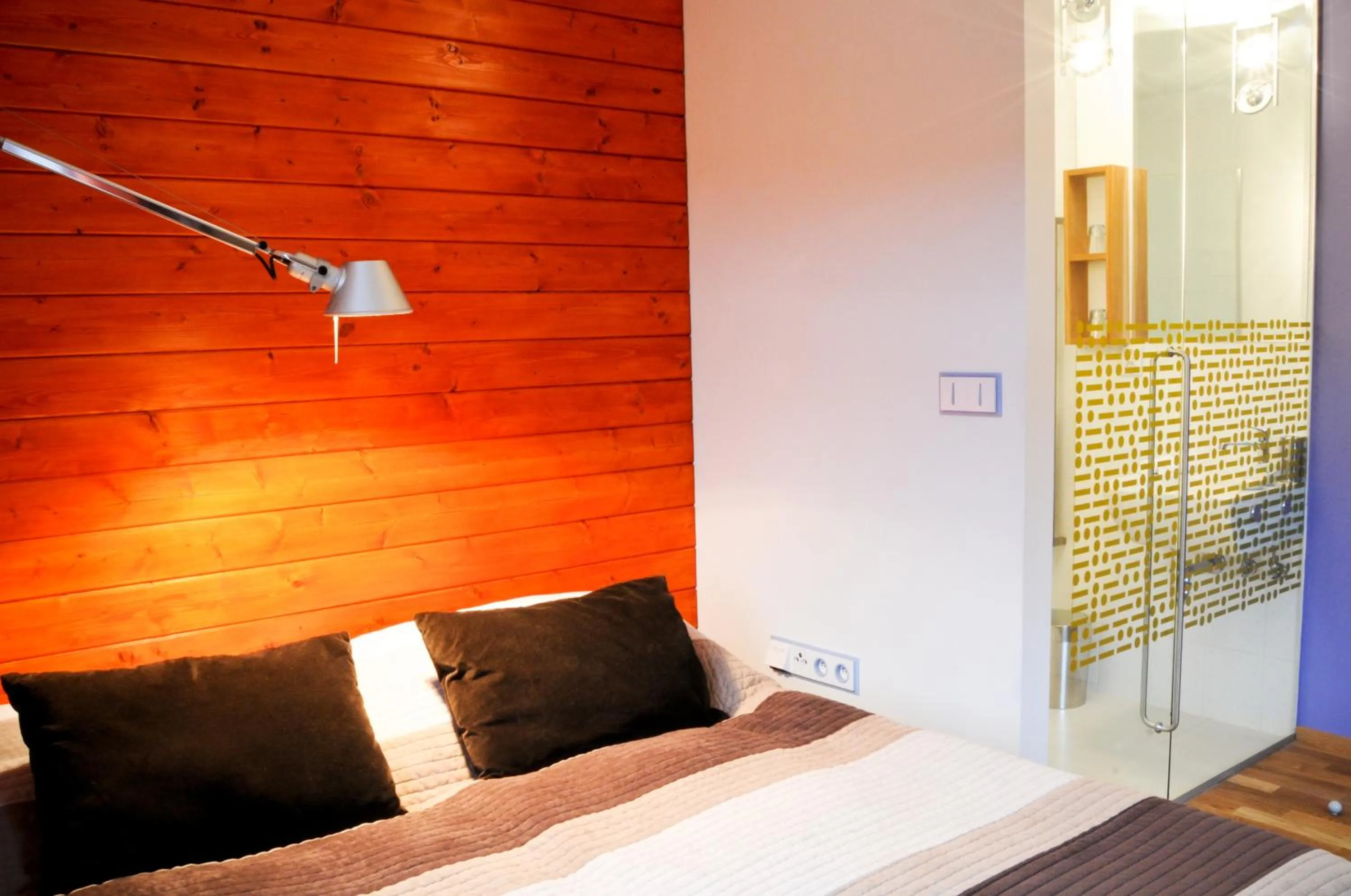 Bed in Hotel Kokořín