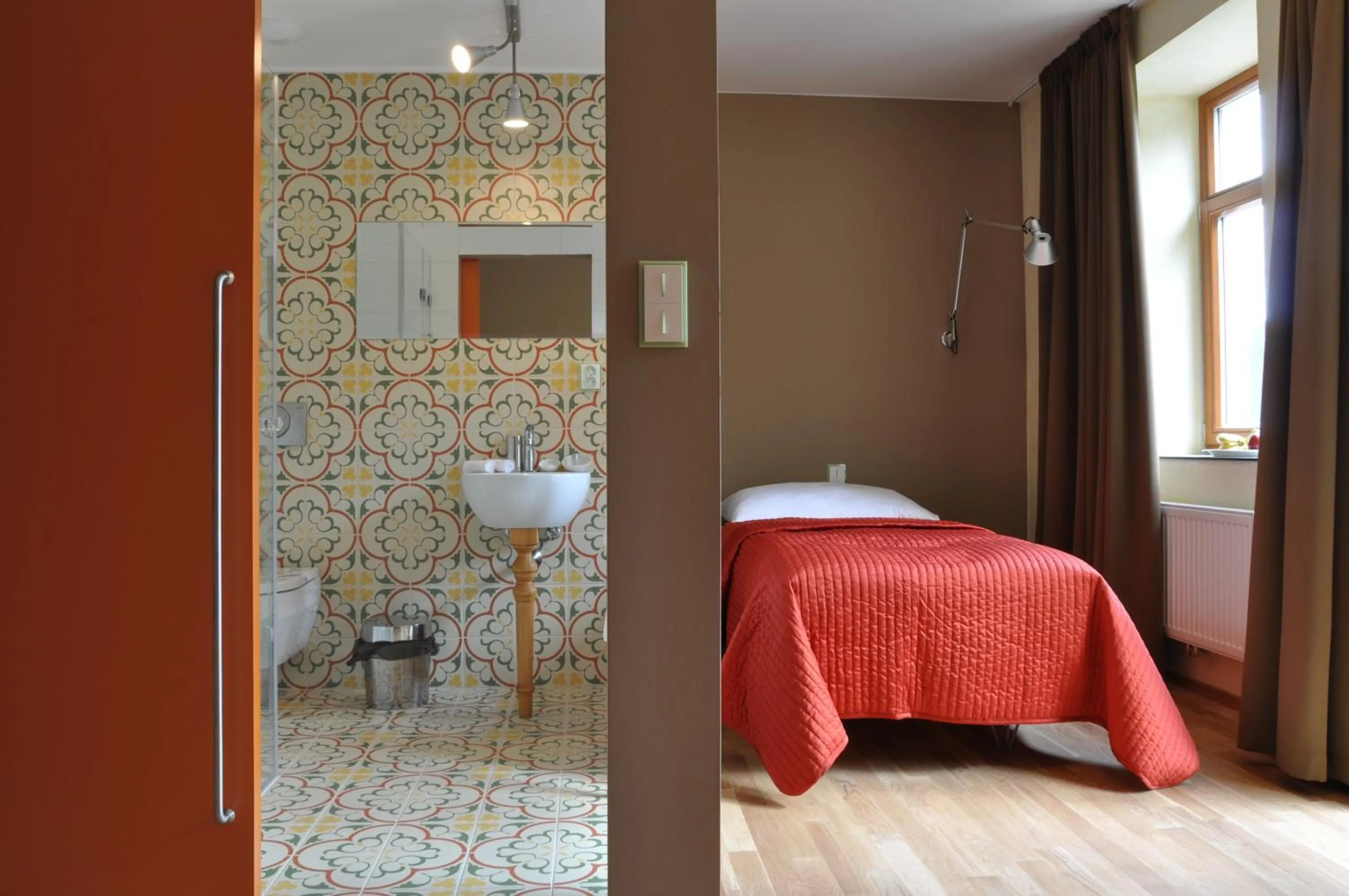 Bed in Hotel Kokořín