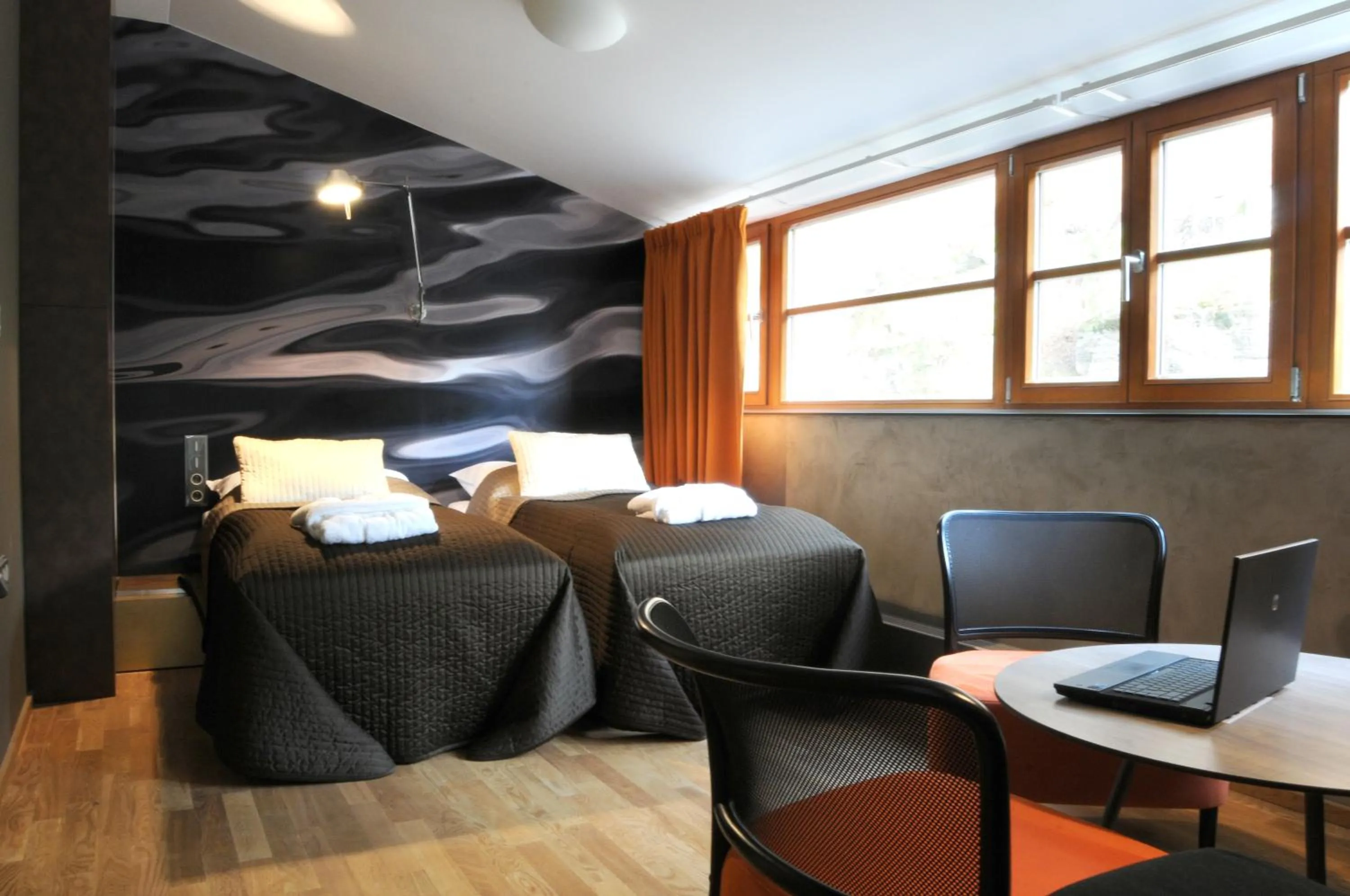 Bed in Hotel Kokořín