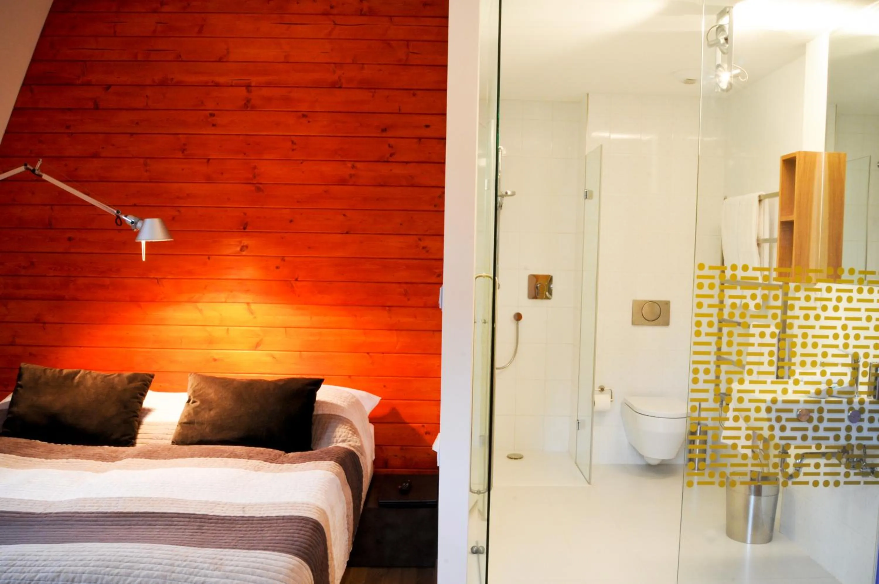 Bed in Hotel Kokořín