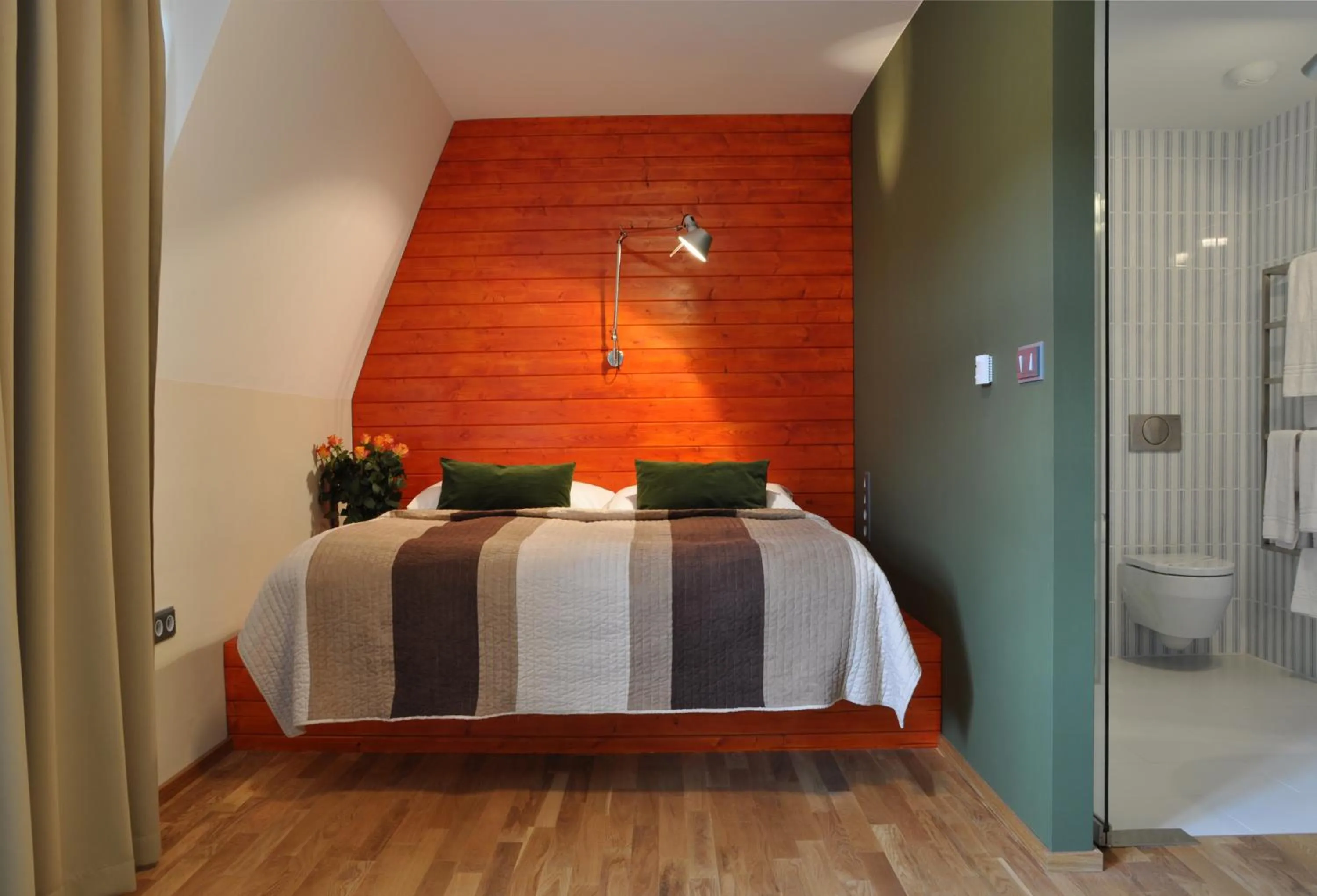 Bed in Hotel Kokořín