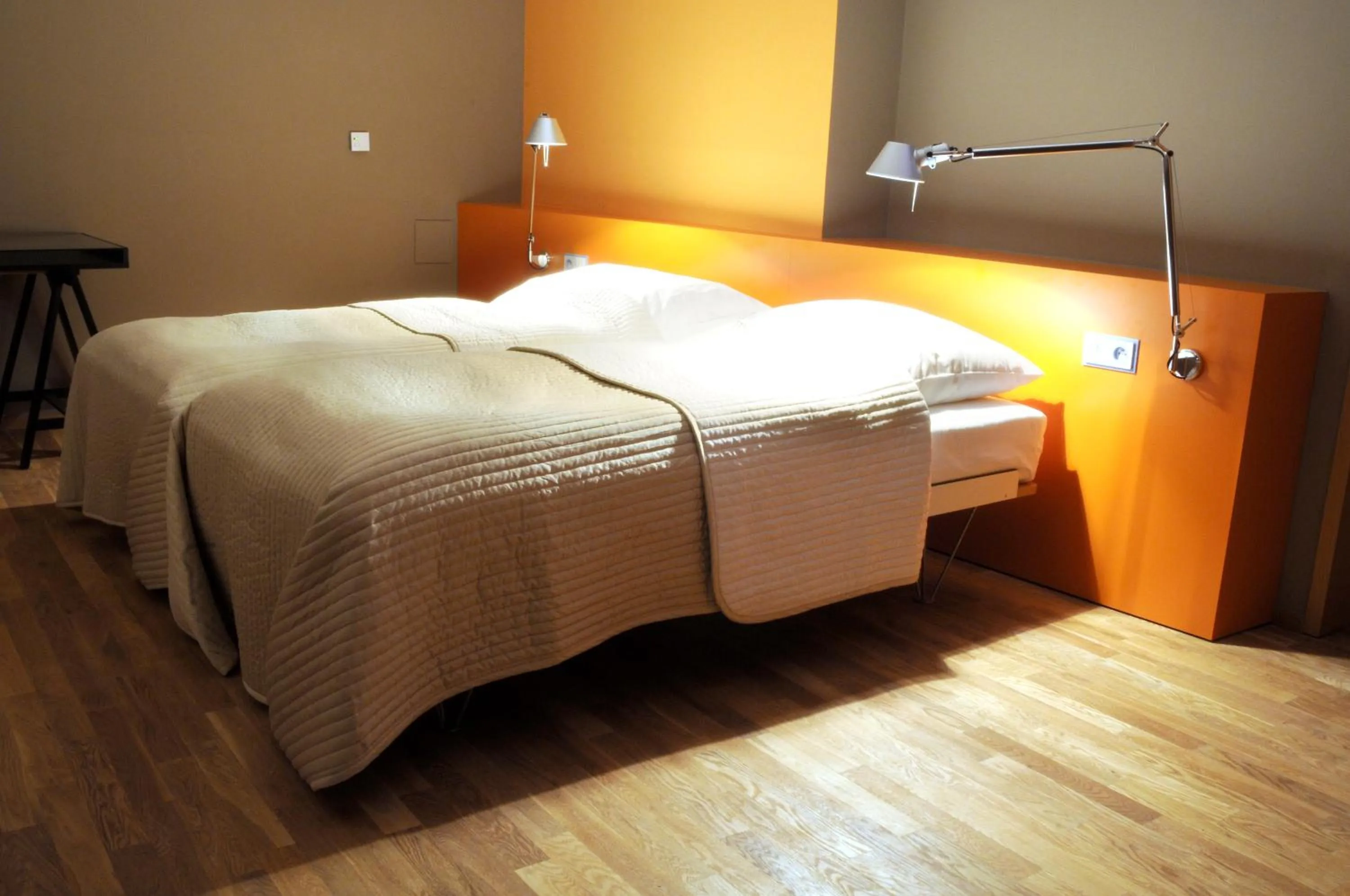 Bed in Hotel Kokořín