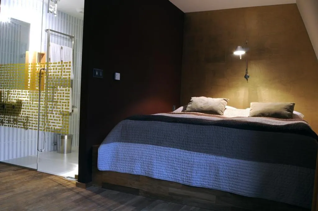 Bed in Hotel Kokořín