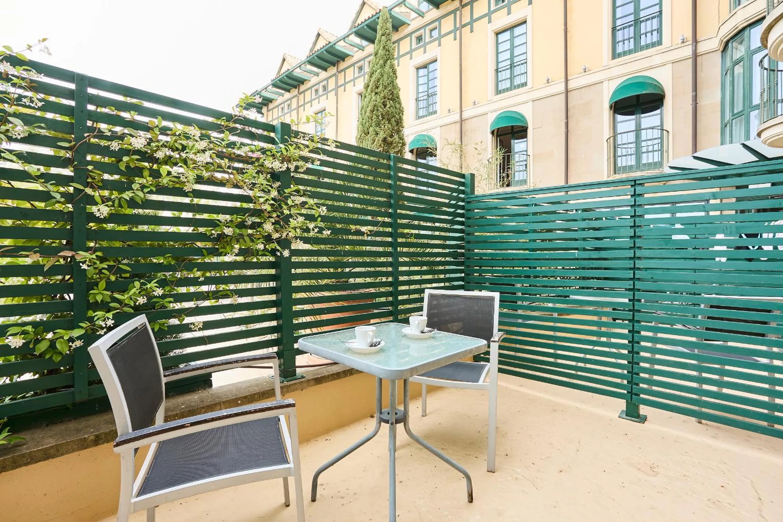 Balcony/Terrace in Hotel Silken Villa de Laguardia
