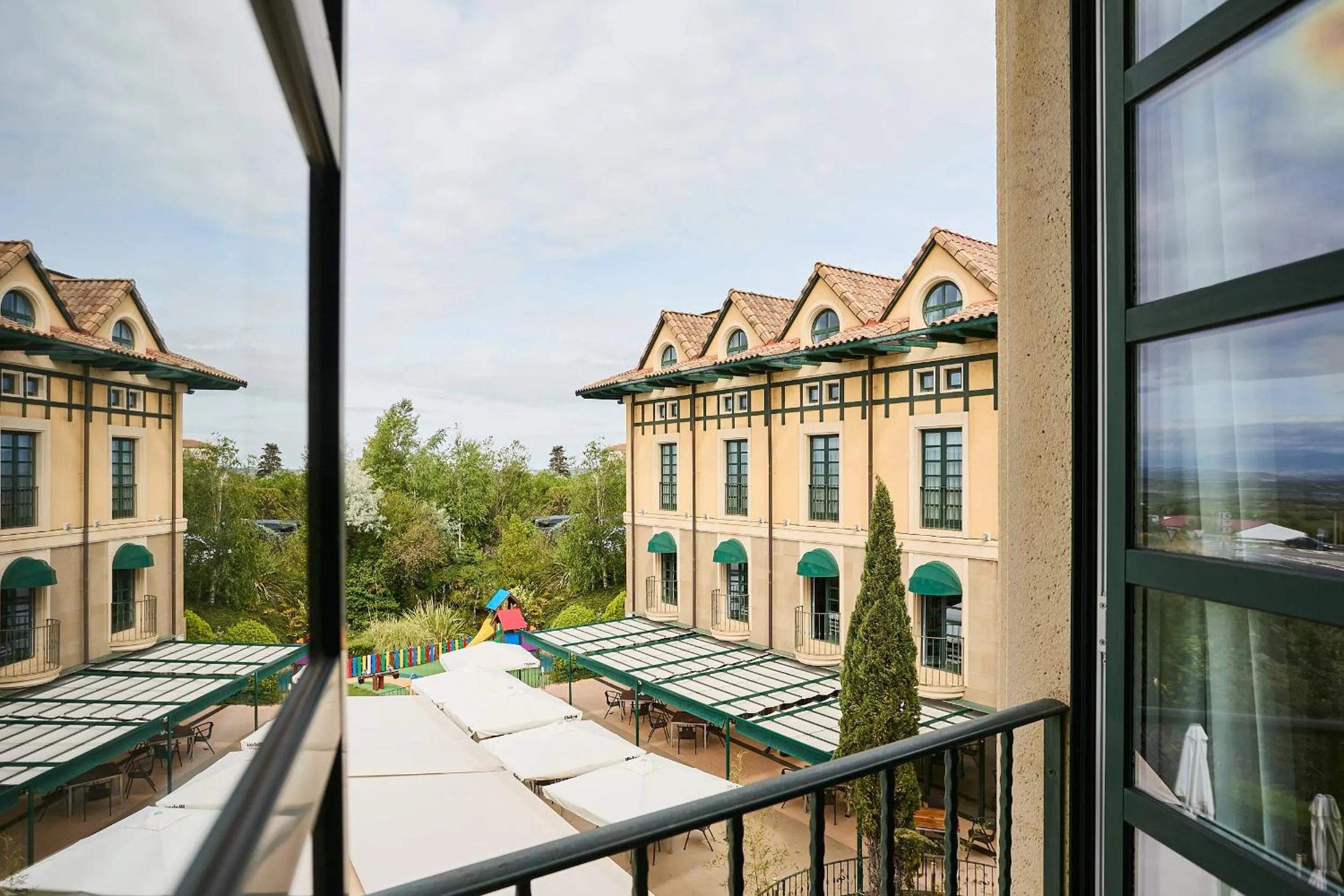Balcony/Terrace in Hotel Silken Villa de Laguardia