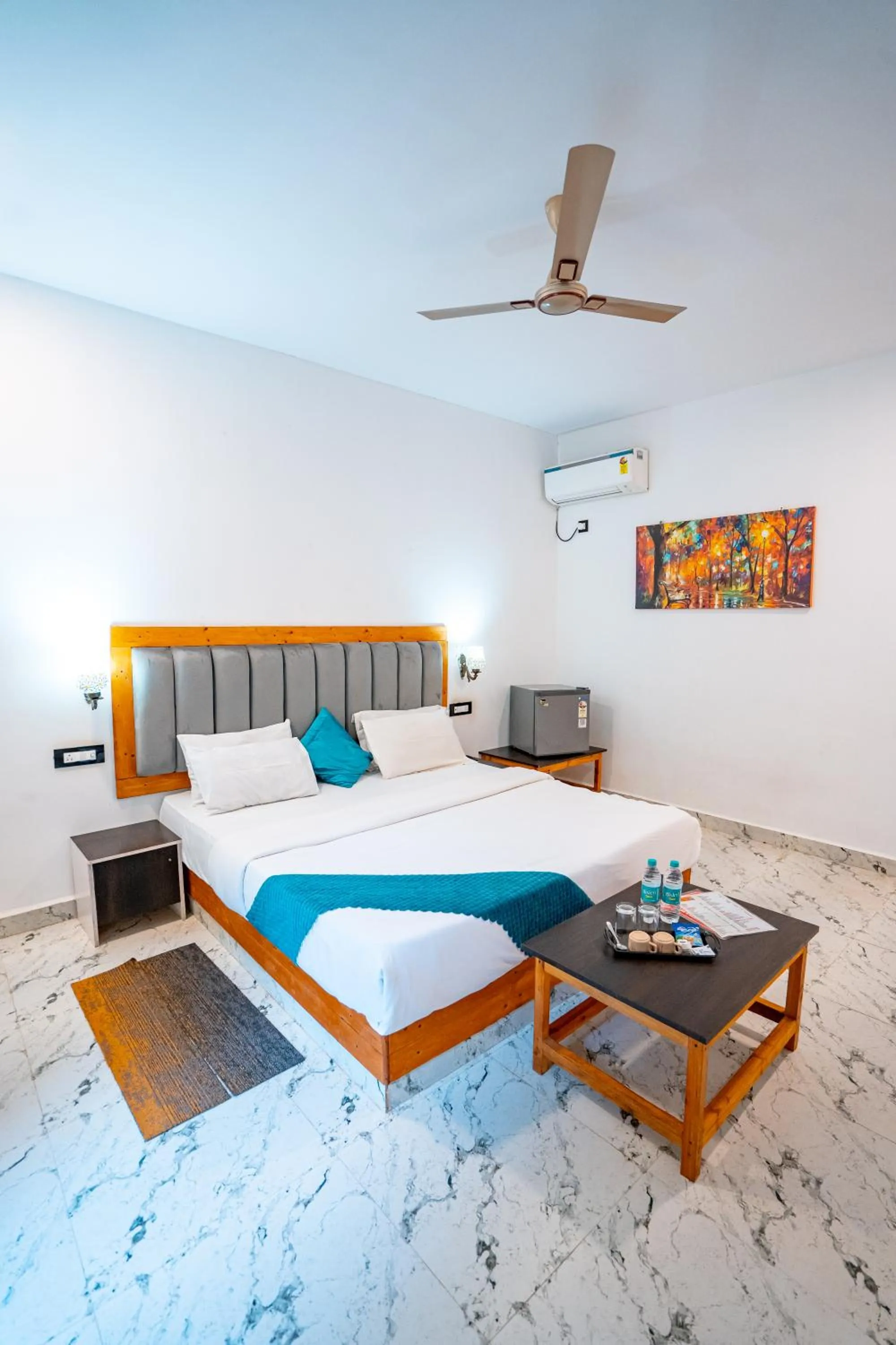 Bed in White Truffle Resort, Arambol