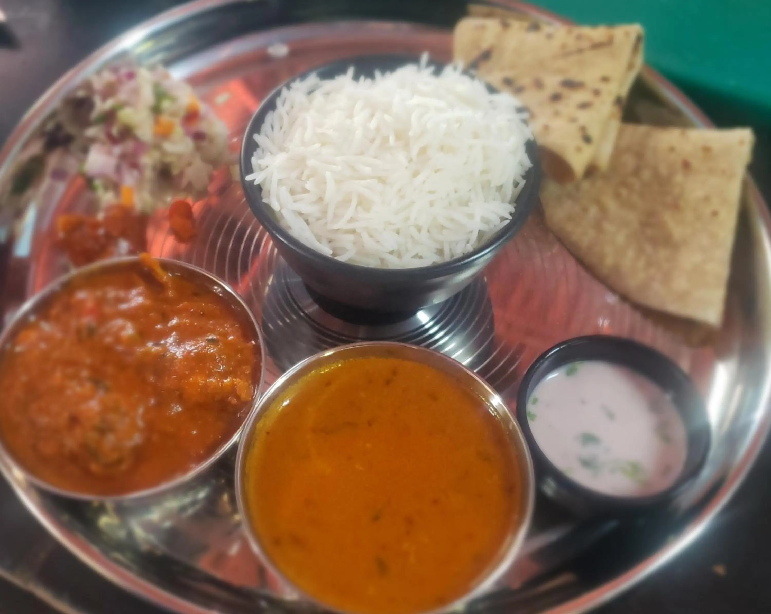 Food close-up in White Truffle Resort, Arambol