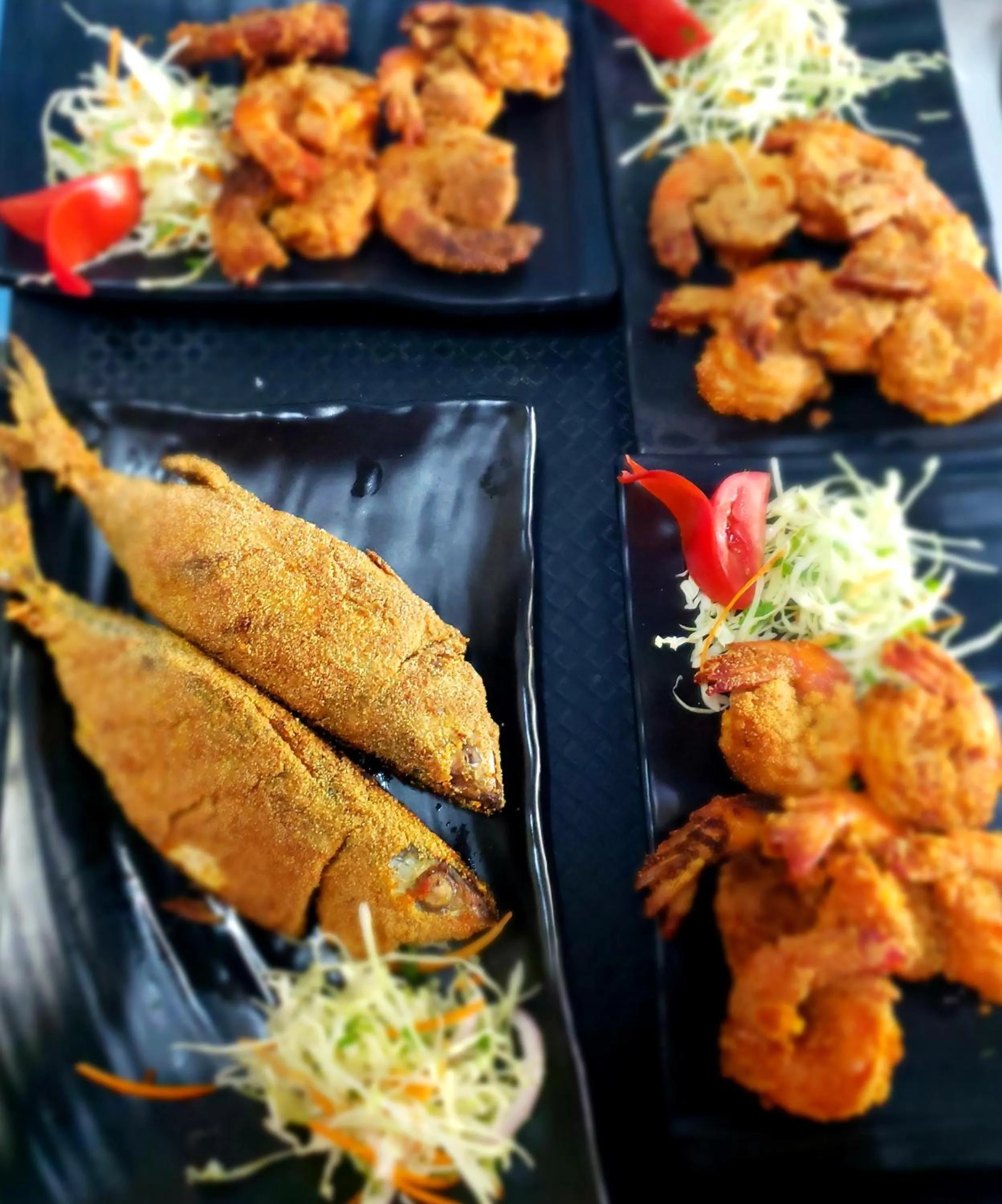 Food close-up in White Truffle Resort, Arambol