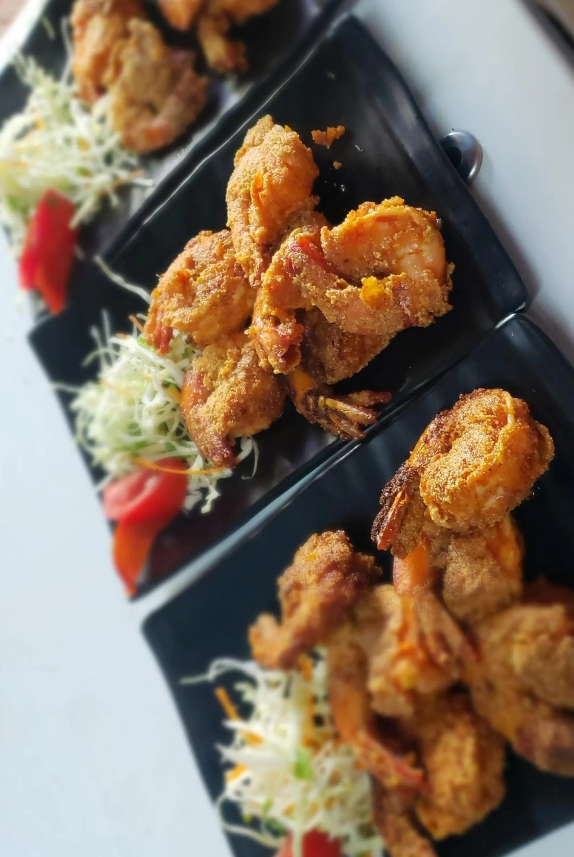 Food close-up in White Truffle Resort, Arambol