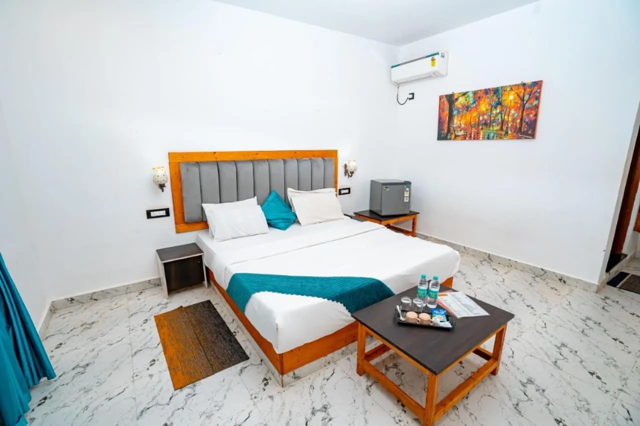 Bed in White Truffle Resort, Arambol