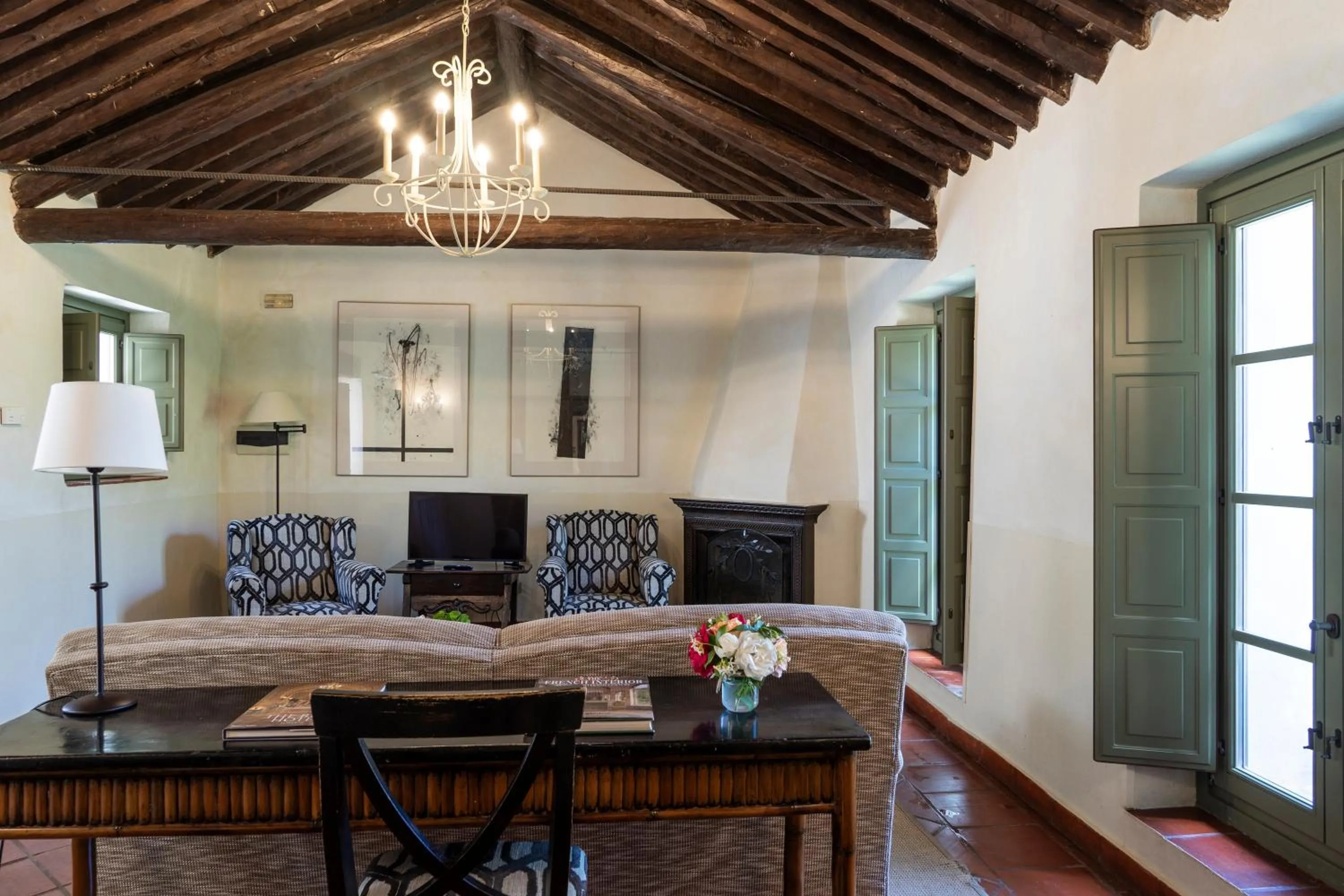 Living room in Hotel Boutique Molino del Arco
