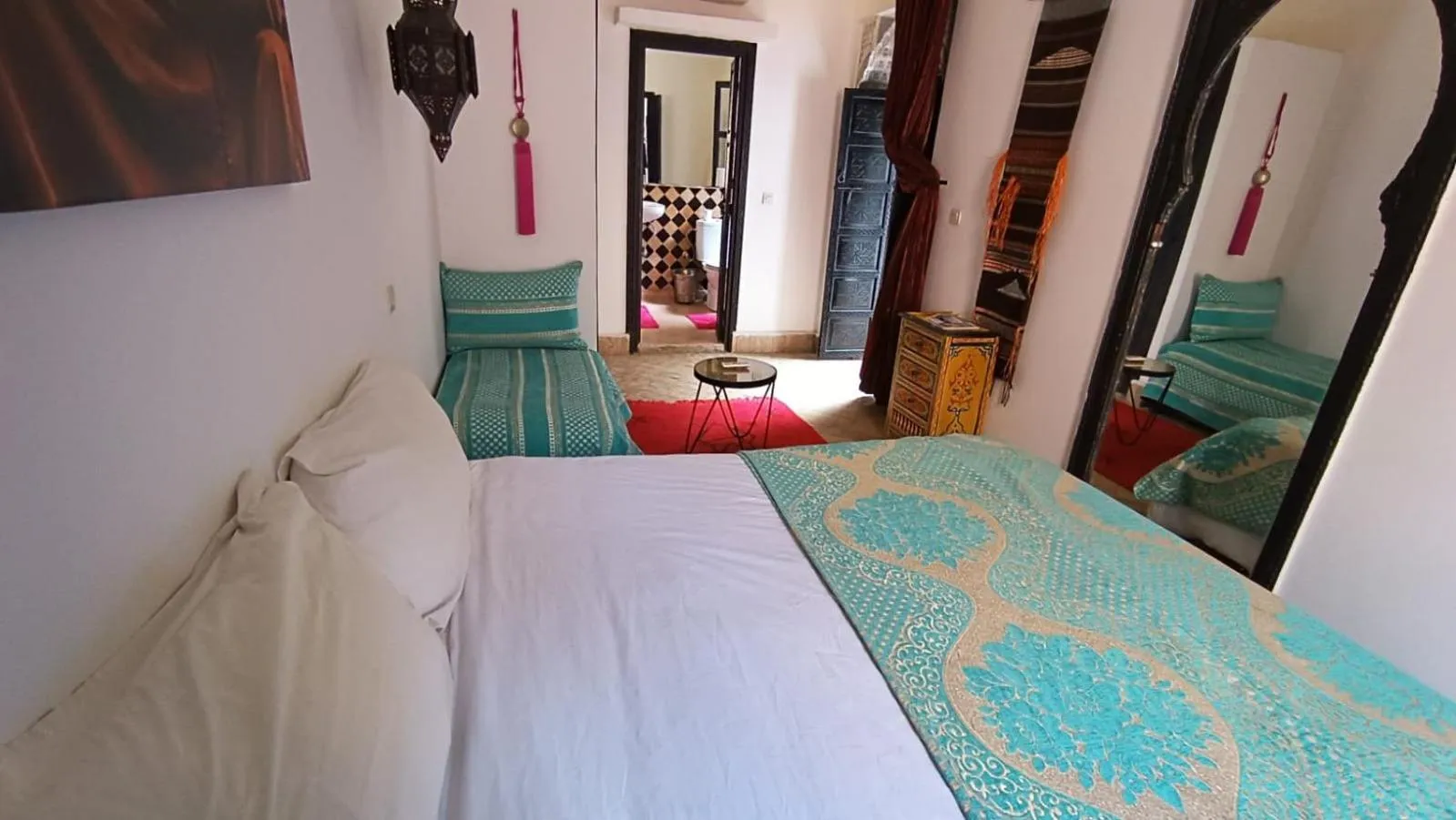 Bed in Riad Hugo