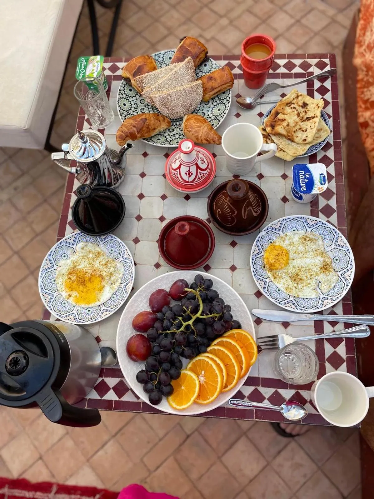 Breakfast in Riad Hugo