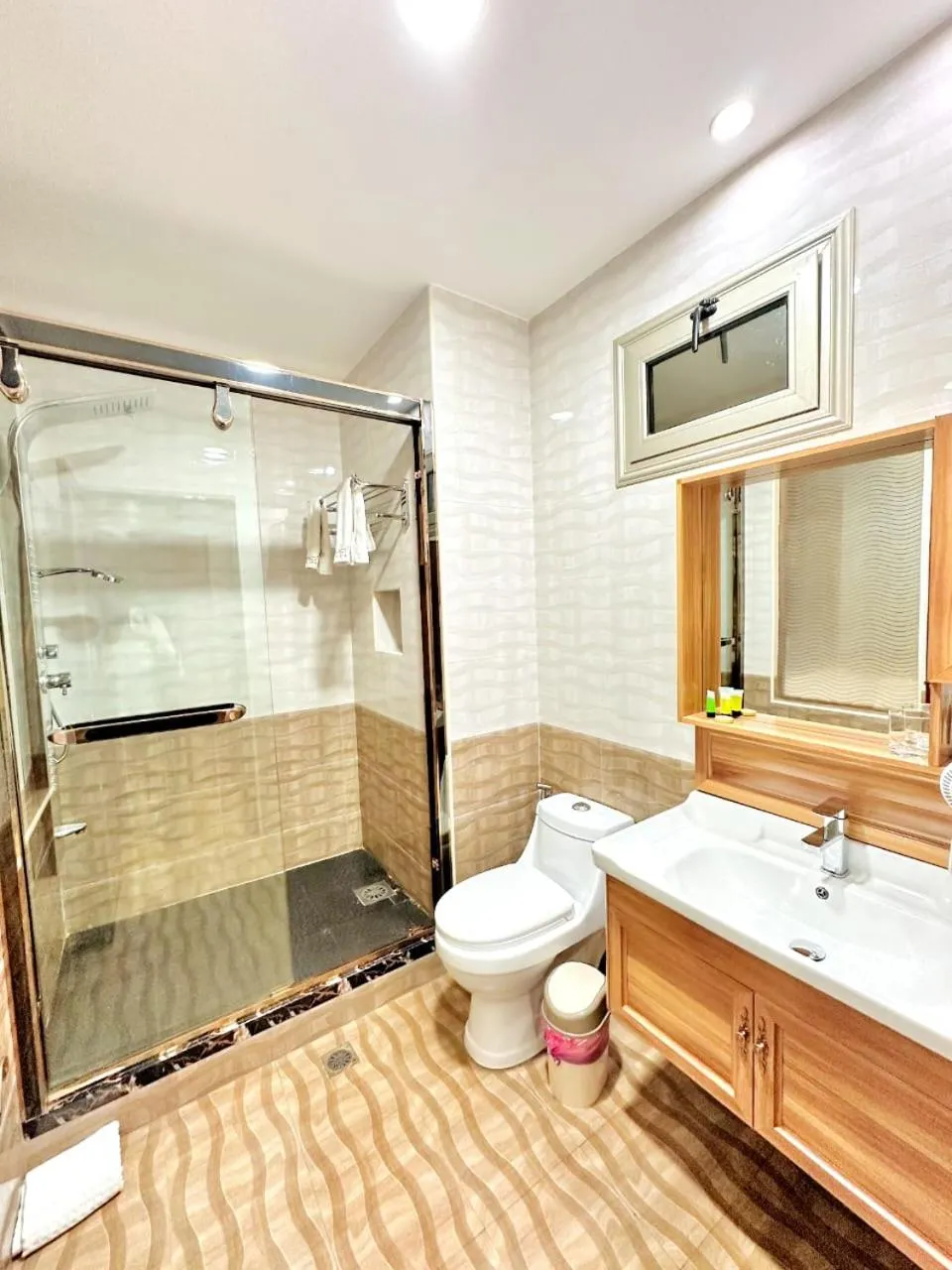 Shower in Atmosphere Hotel & Spa