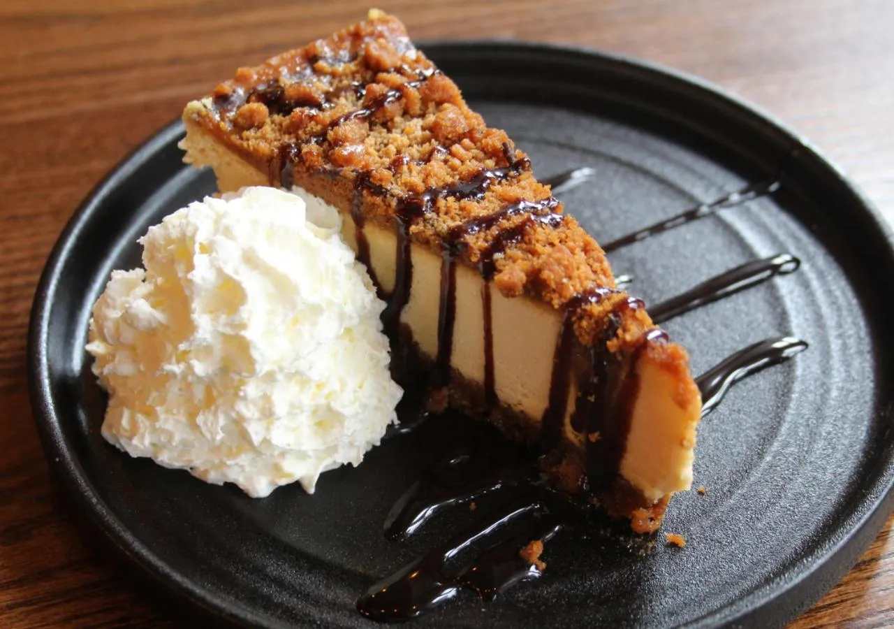 Food close-up in Black Lion Hotel Manchester