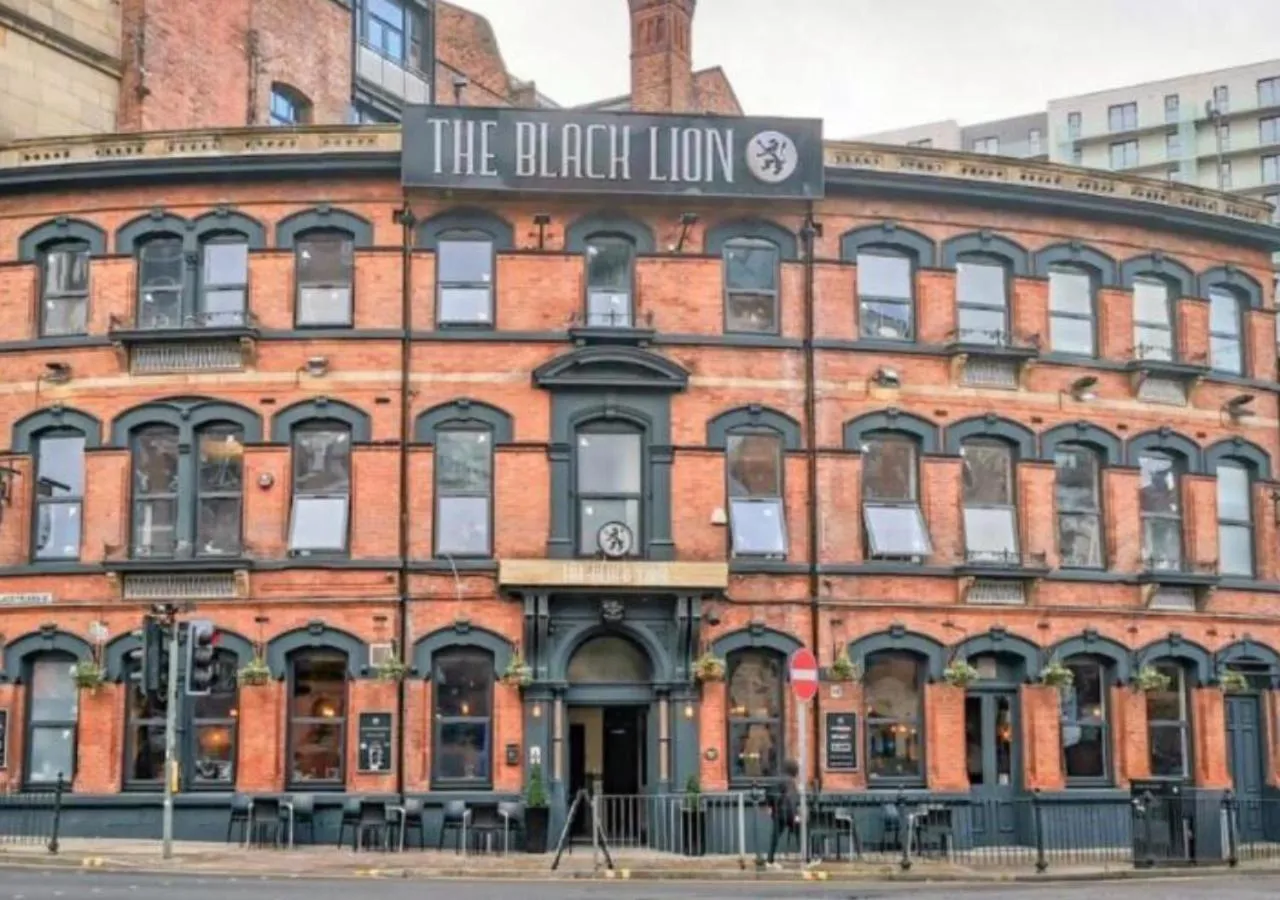 Property building in Black Lion Hotel Manchester