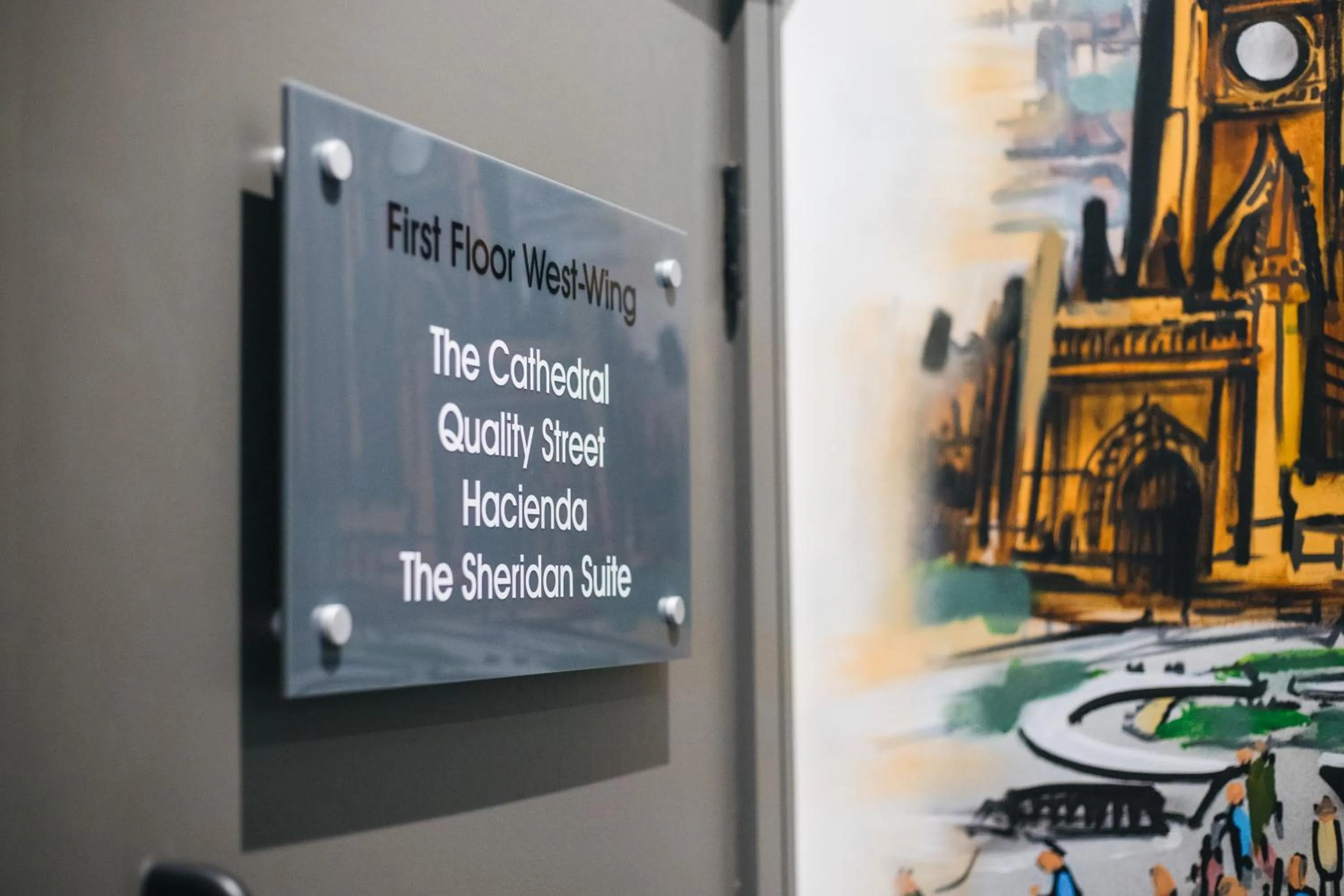 Property building in Black Lion Hotel Manchester