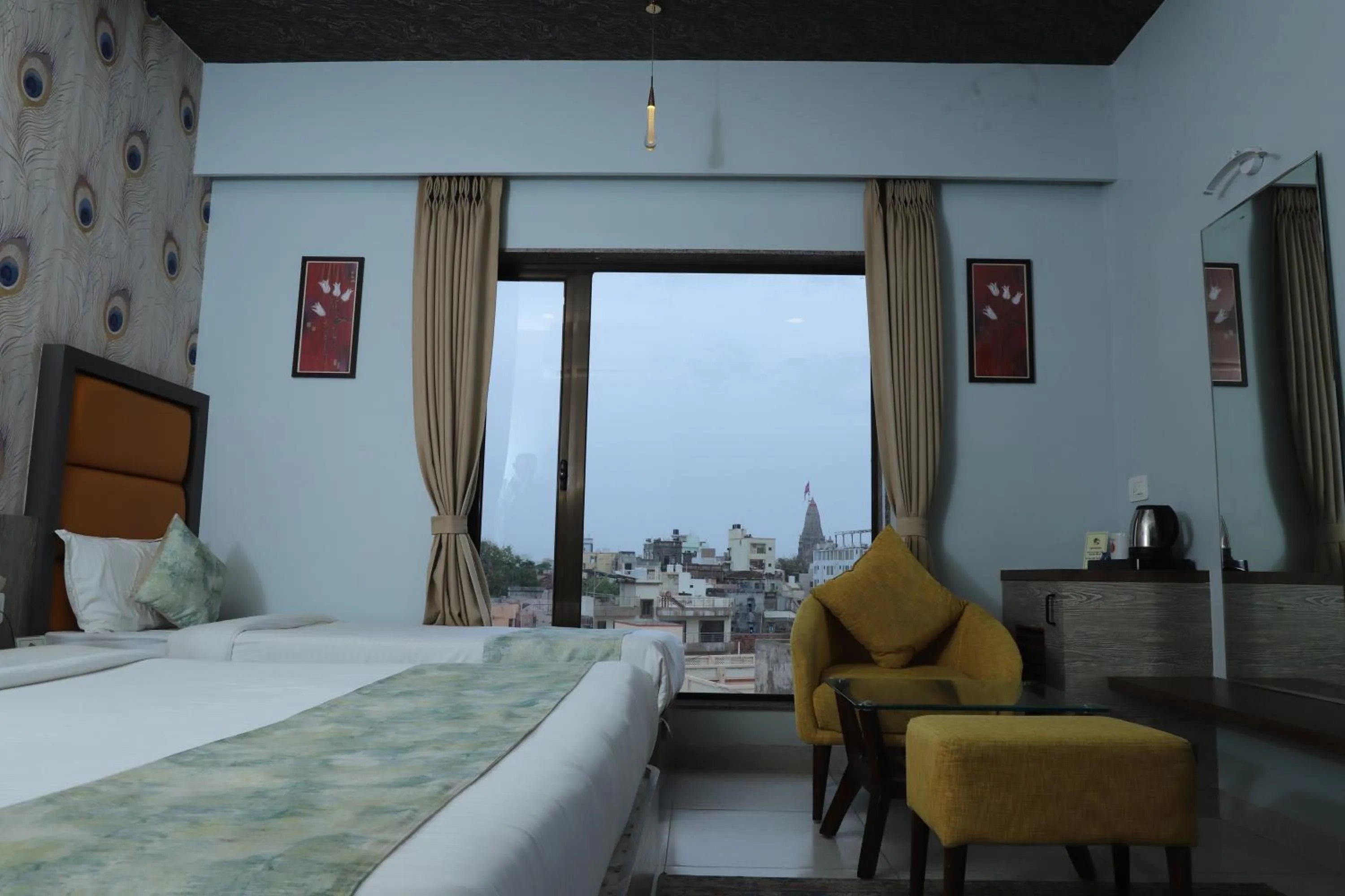 Bed in HOTEL THE GRANDLADHUKARA