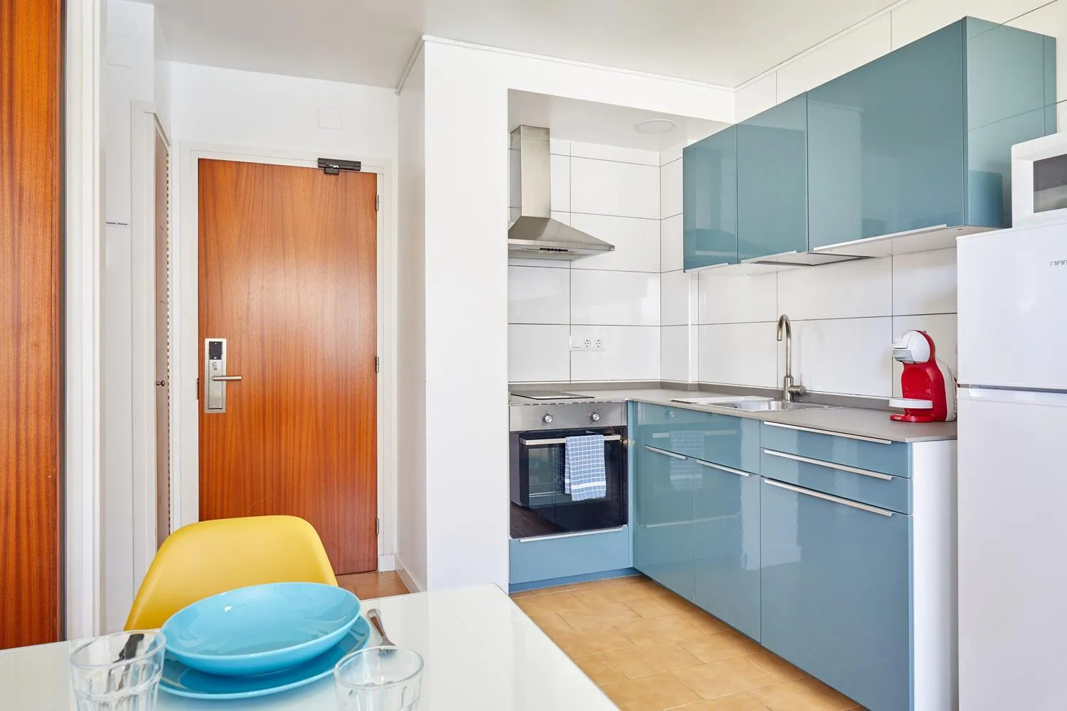 Kitchen or kitchenette in Apartamentos Eldorado