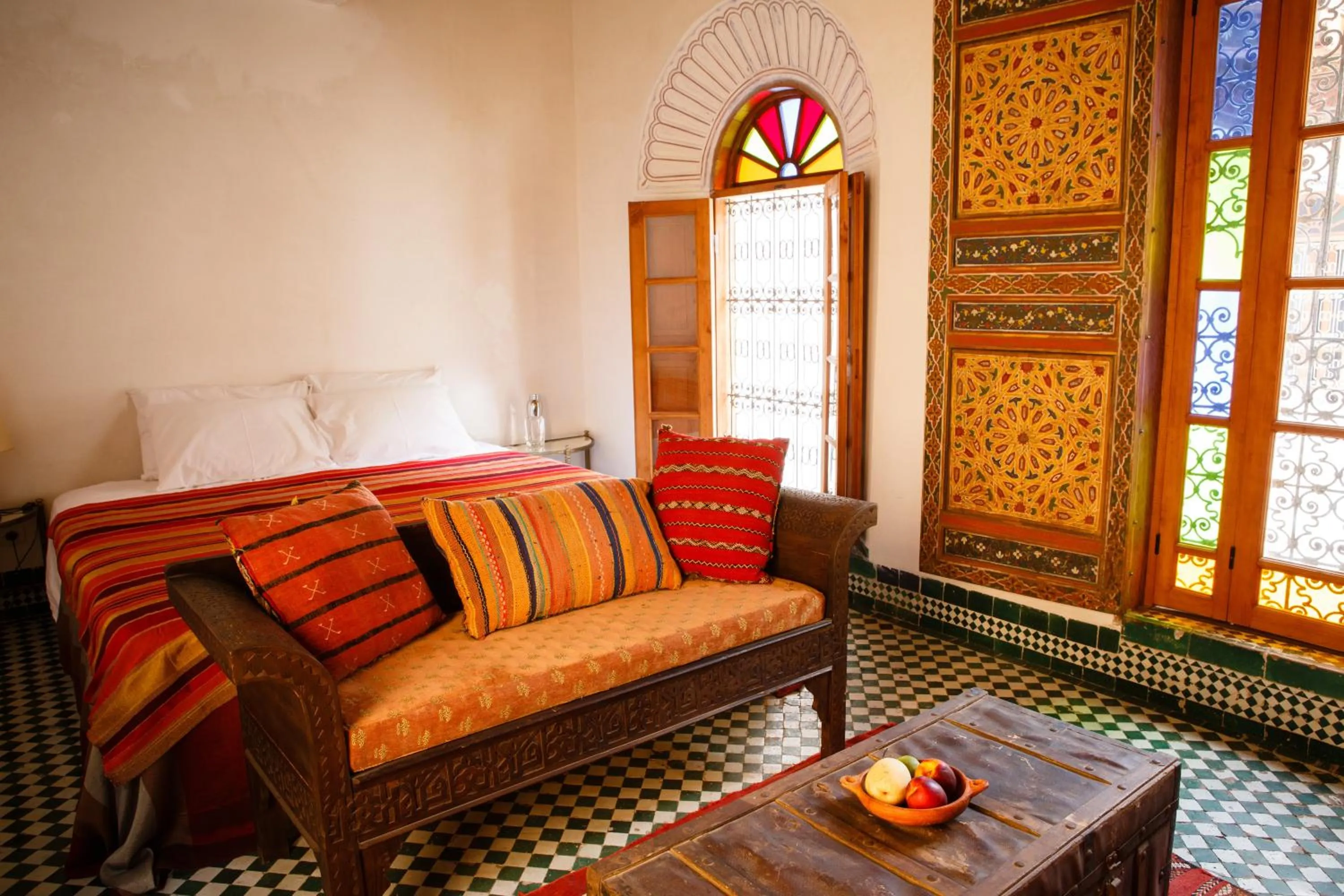 Decorative detail in Riad Idrissy