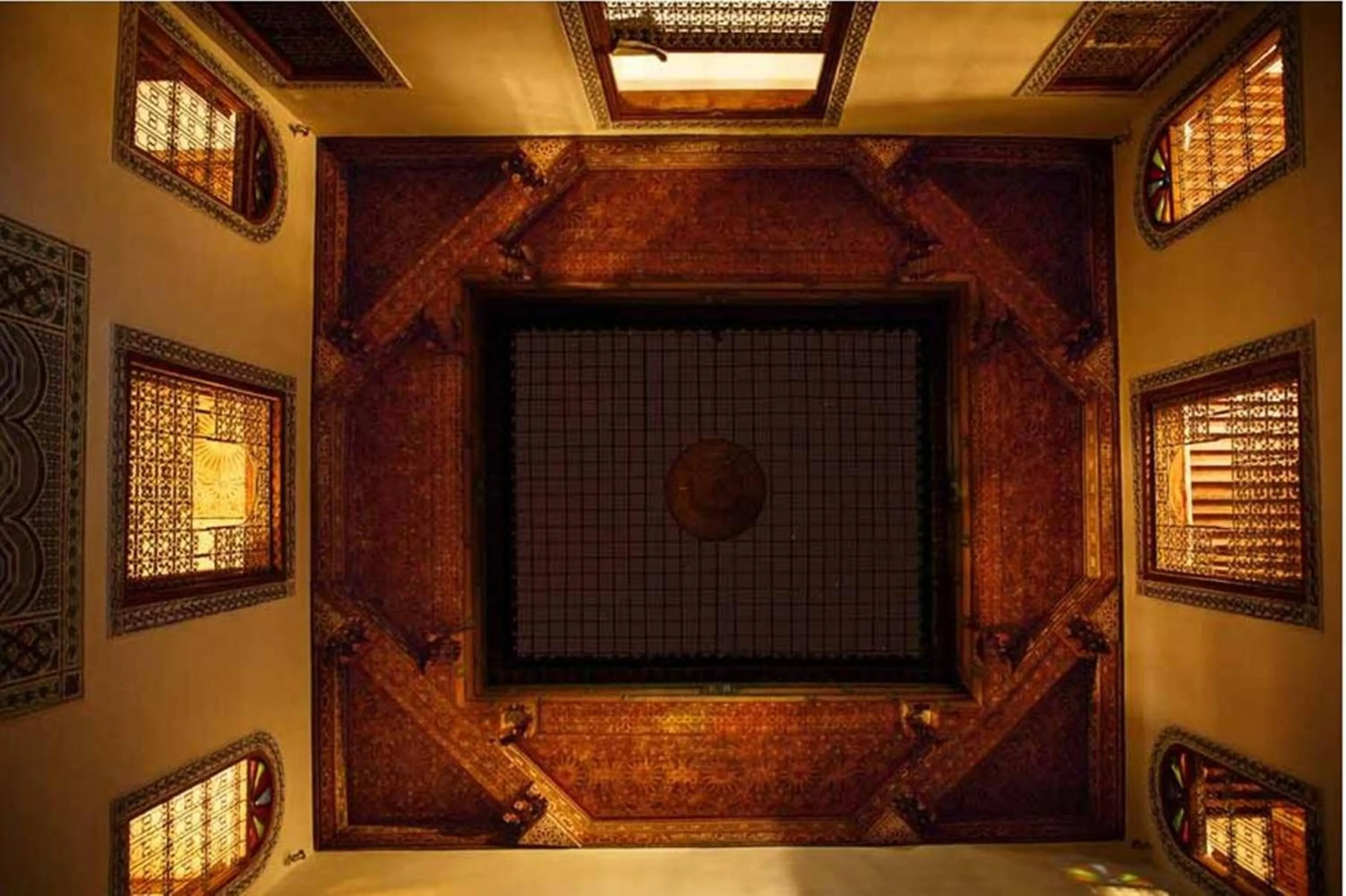 Decorative detail in Riad Idrissy