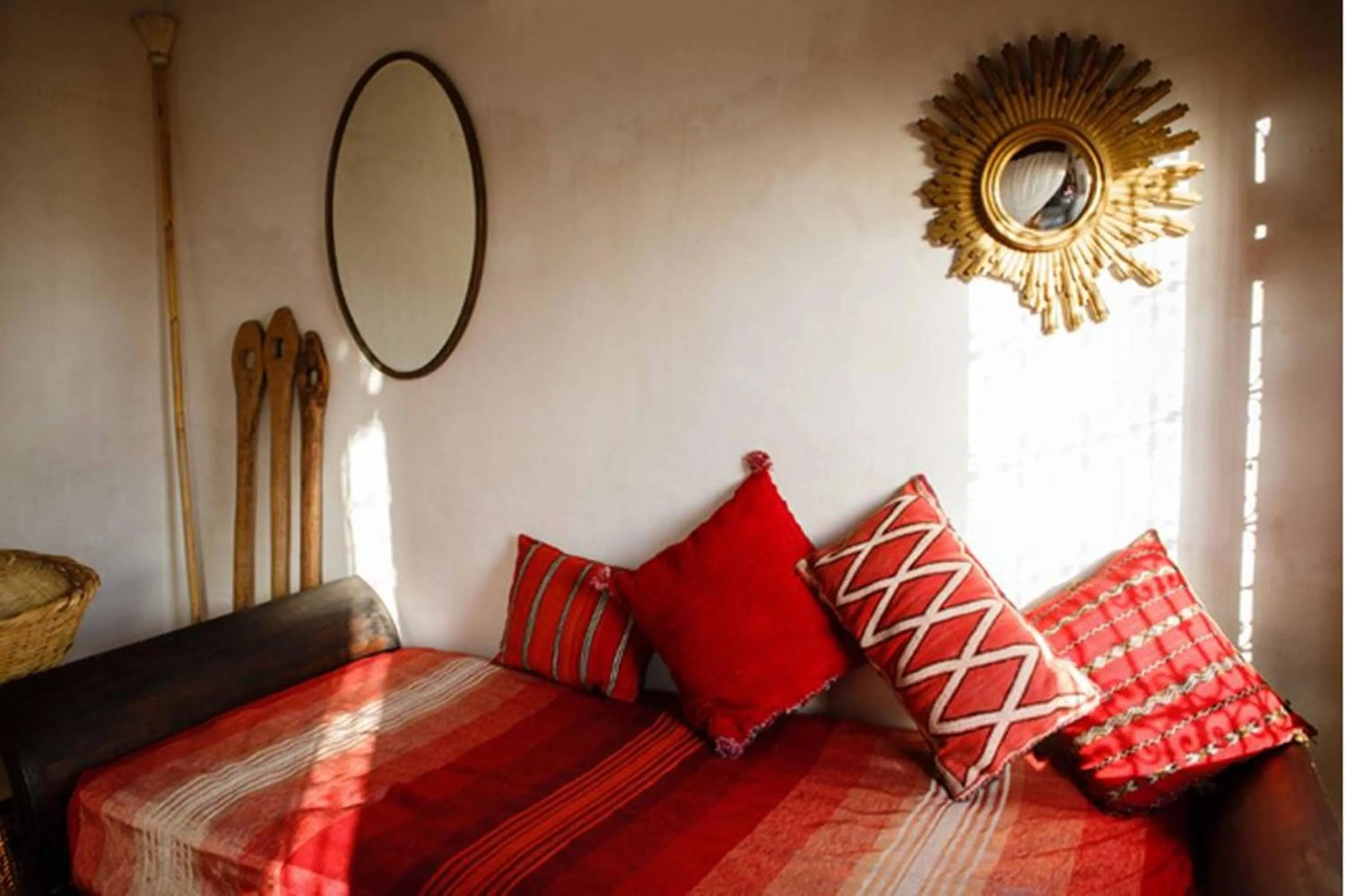 Decorative detail, Bed in Riad Idrissy