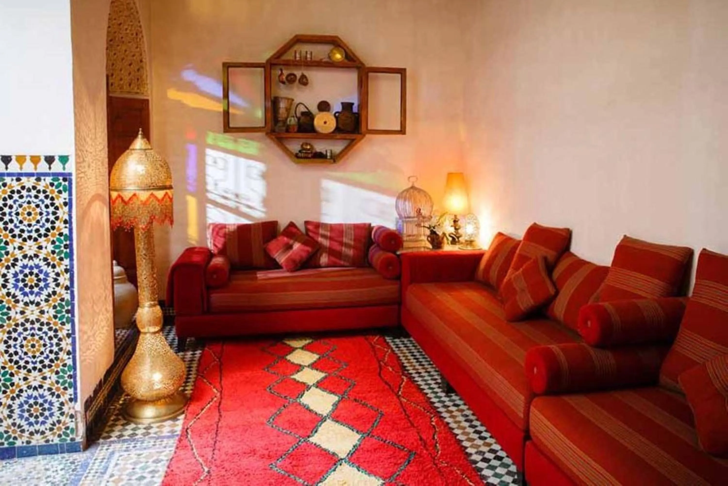 Lounge or bar in Riad Idrissy