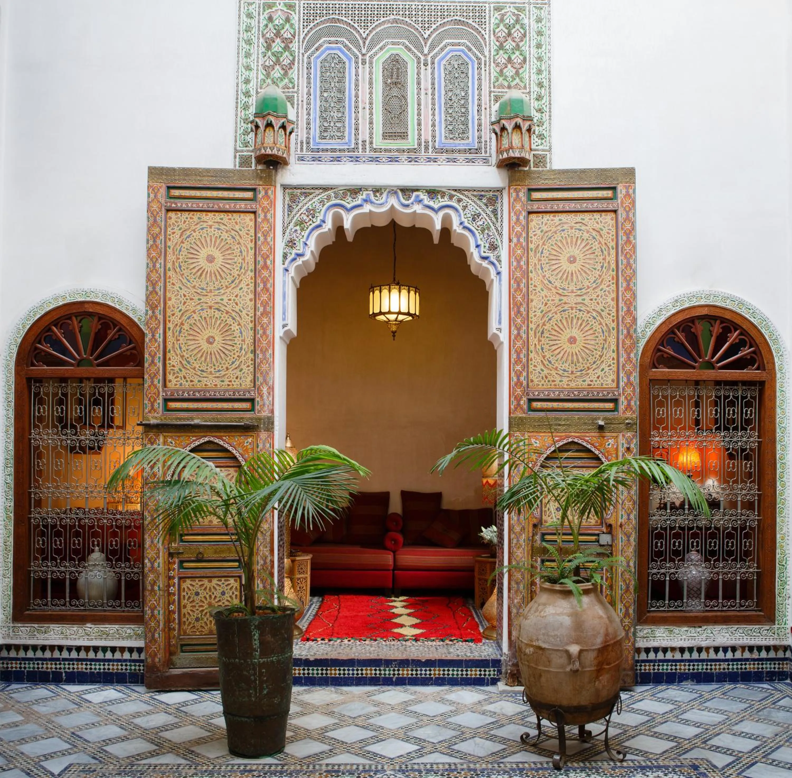 Lobby or reception in Riad Idrissy
