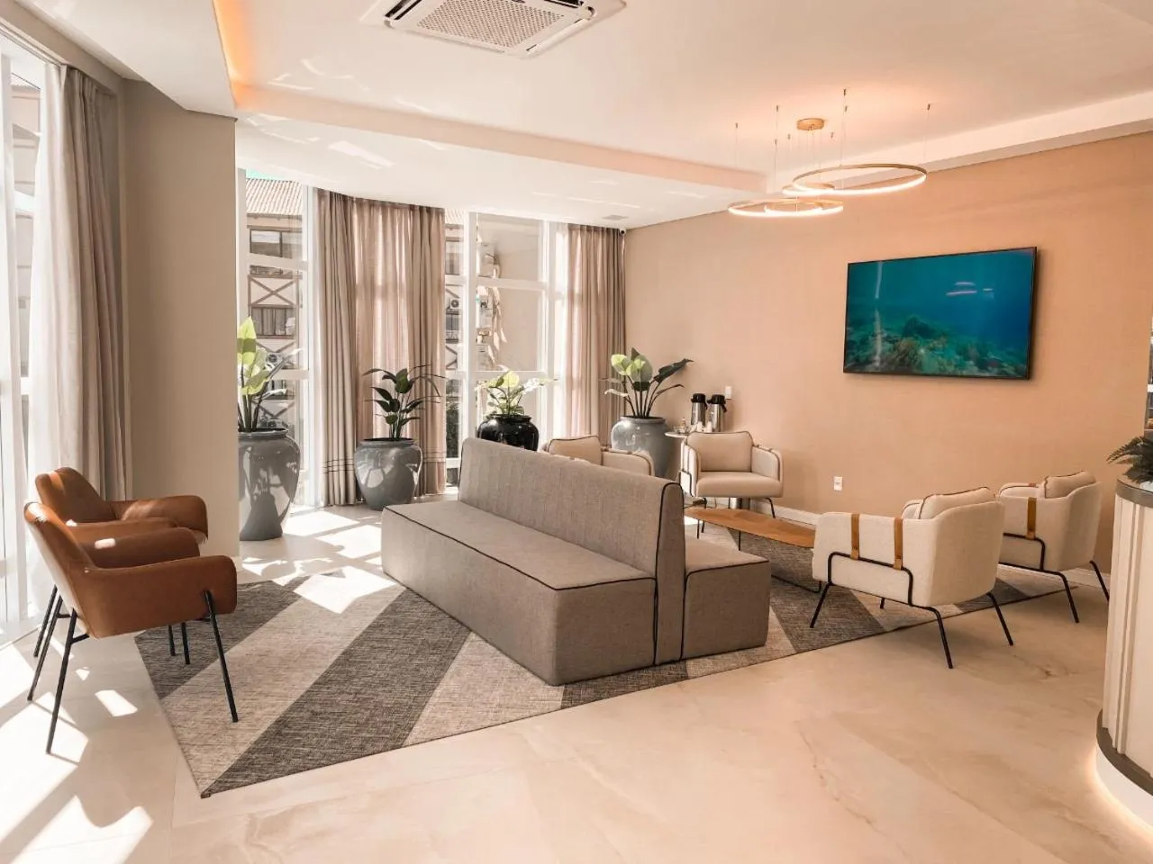 Living room in Estação Termas Hotel