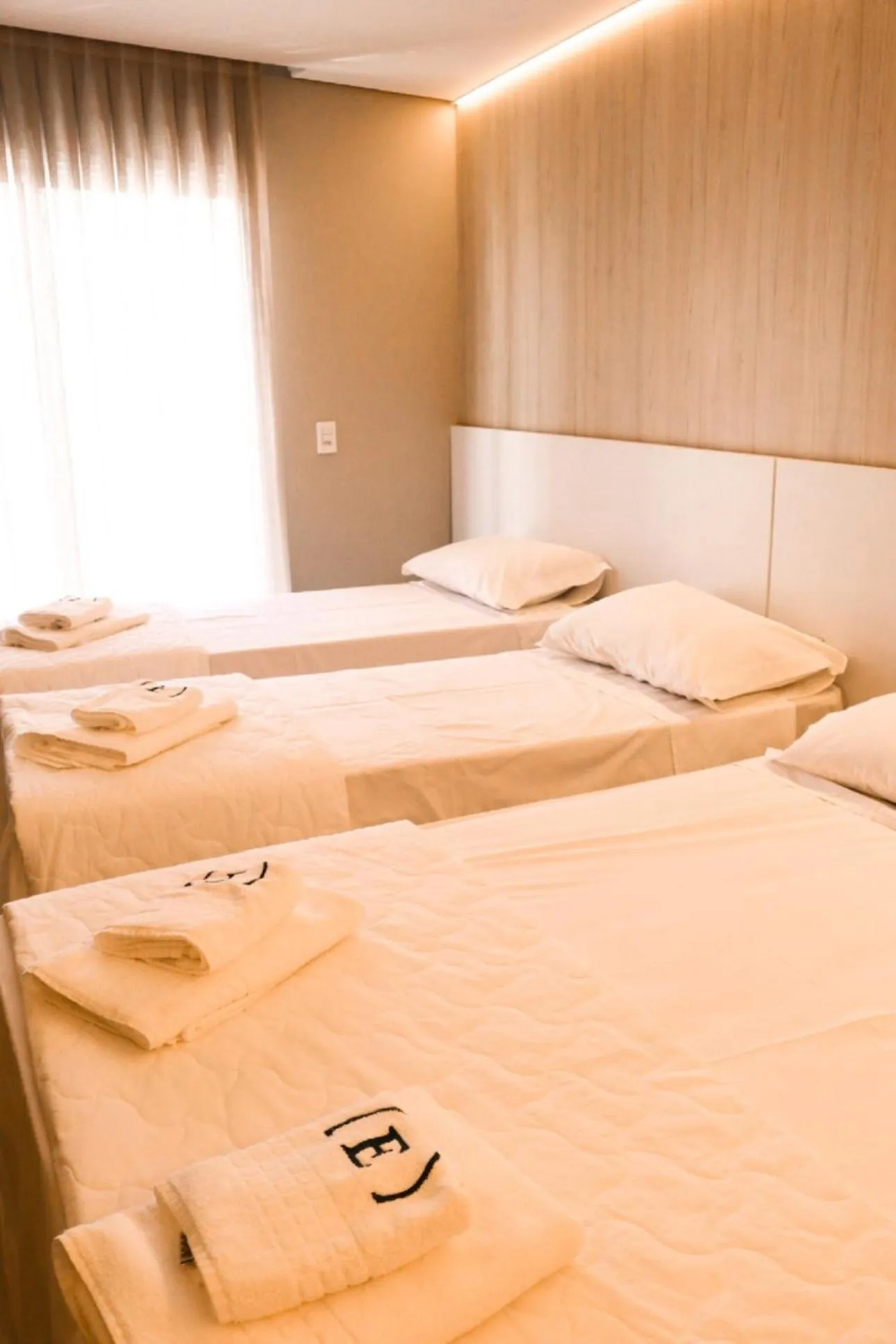 Bed in Estação Termas Hotel