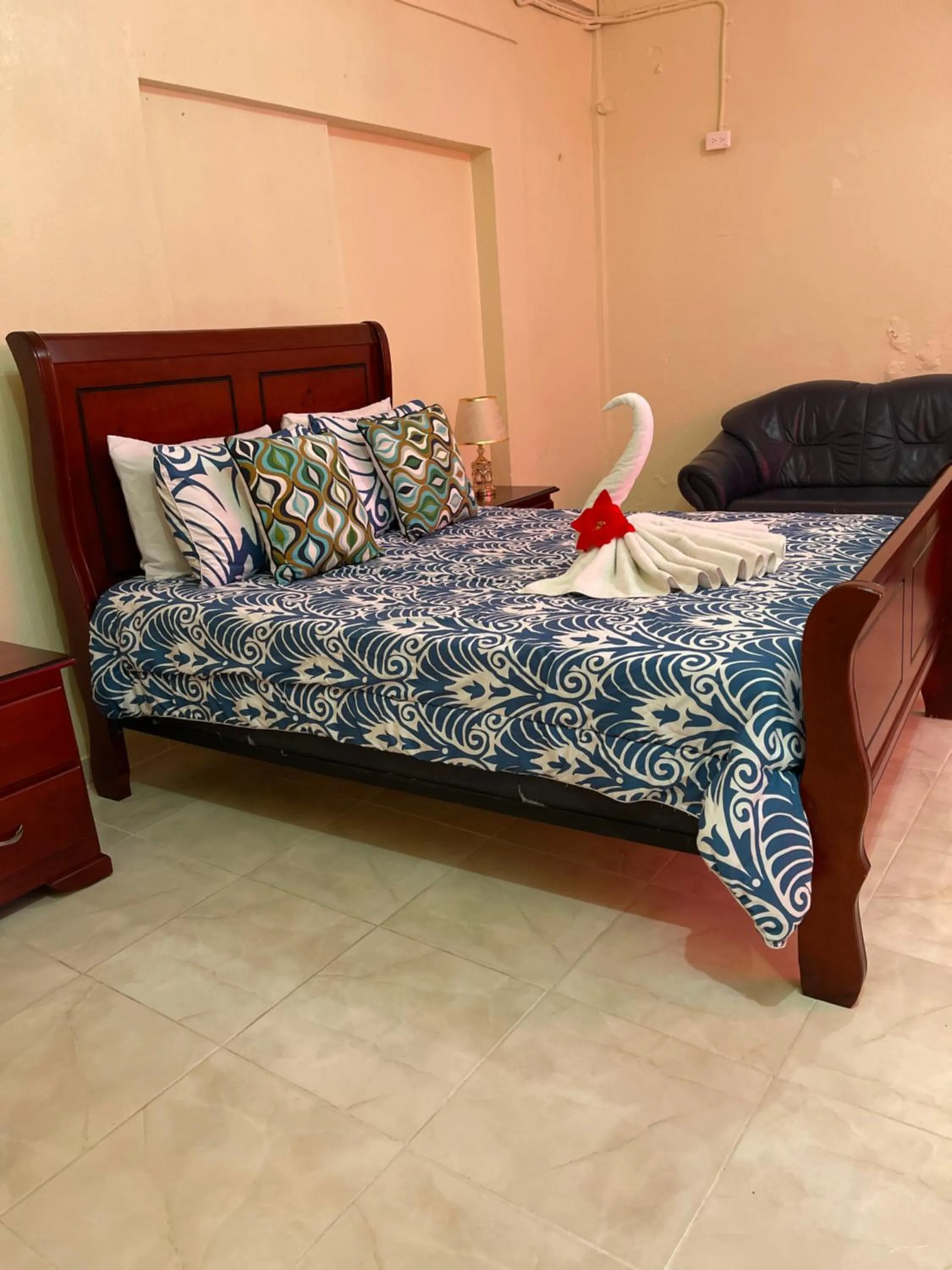 Bed in VBermor Hotel